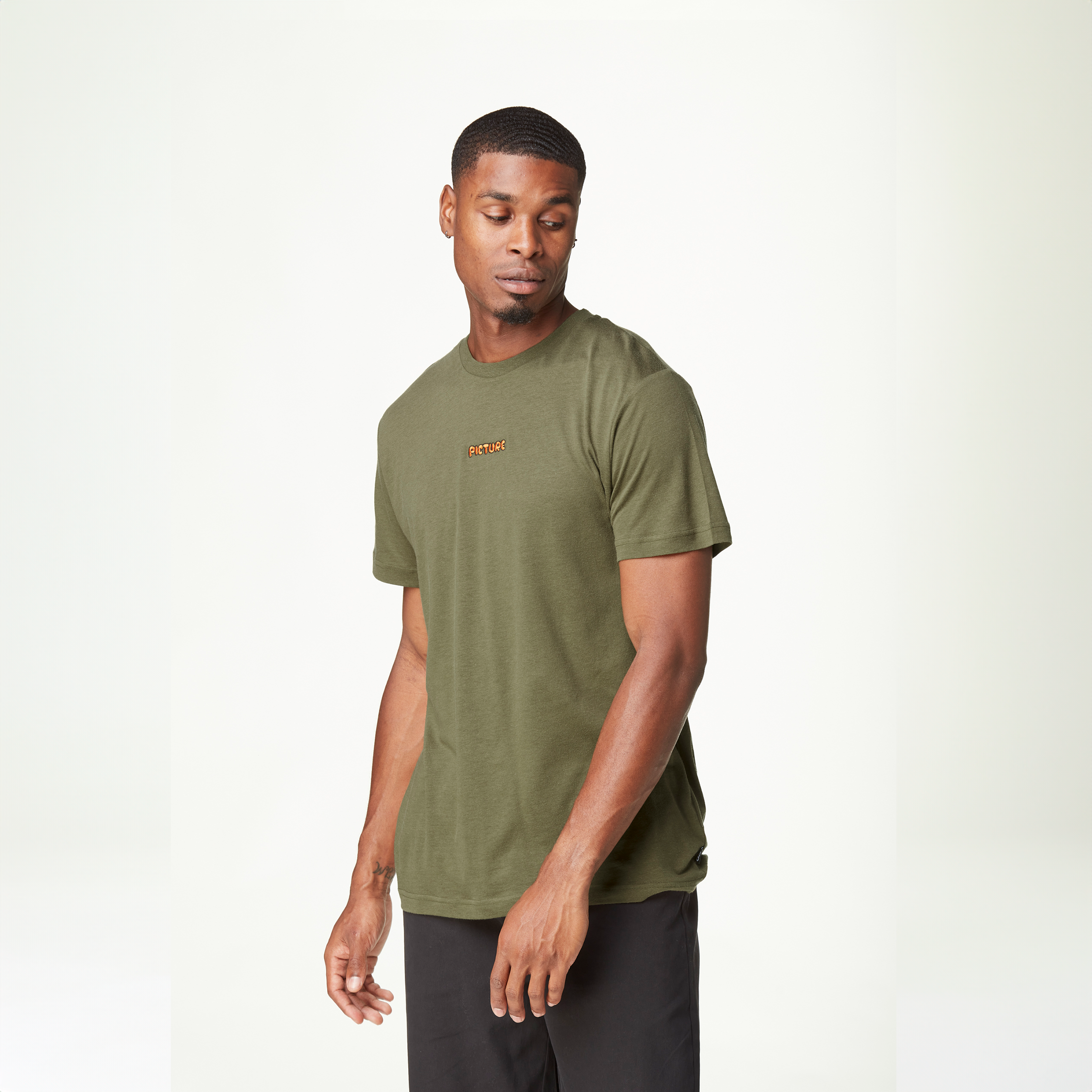 Men GESKA TEE Tobacco