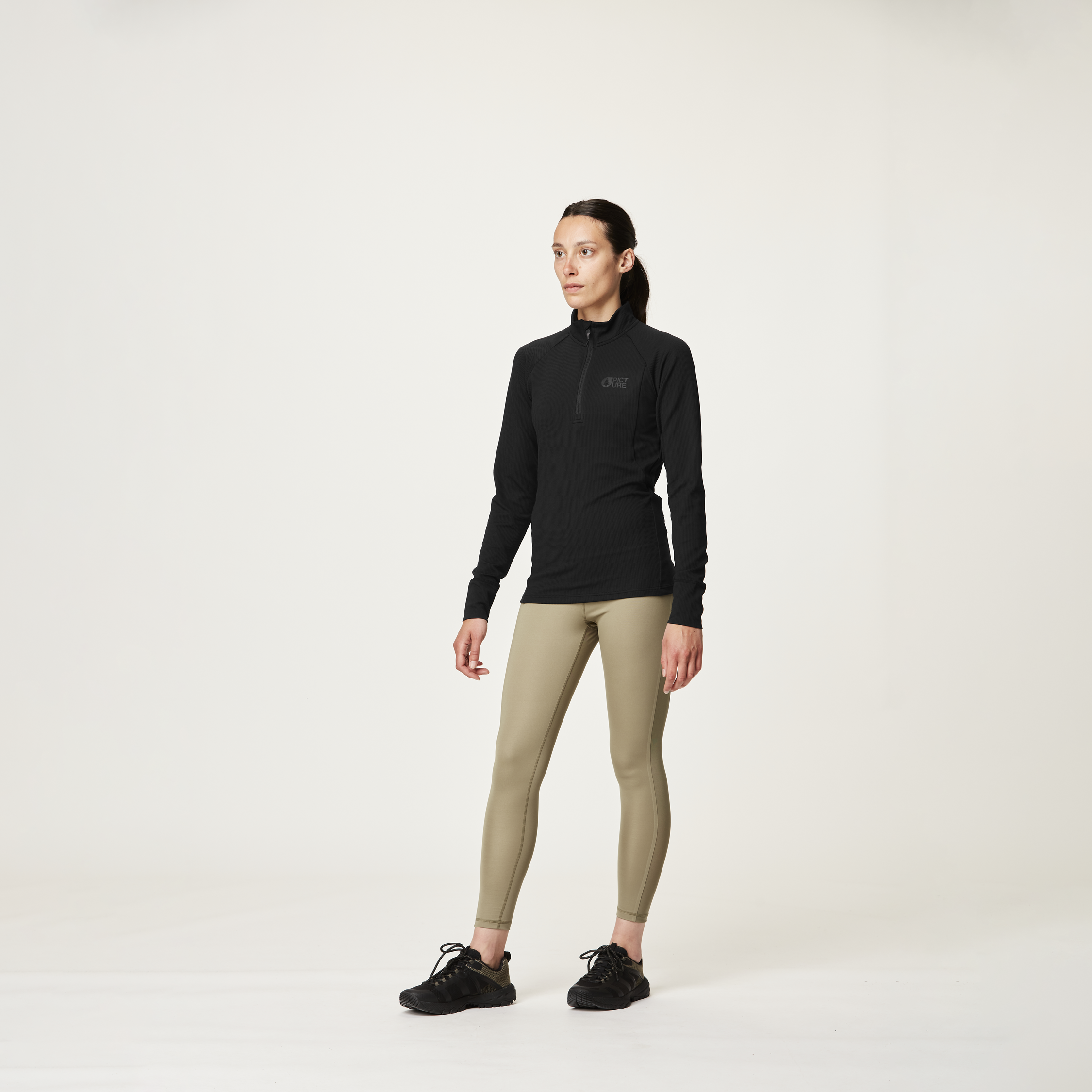 WINDY 1/4 FLEECE Black