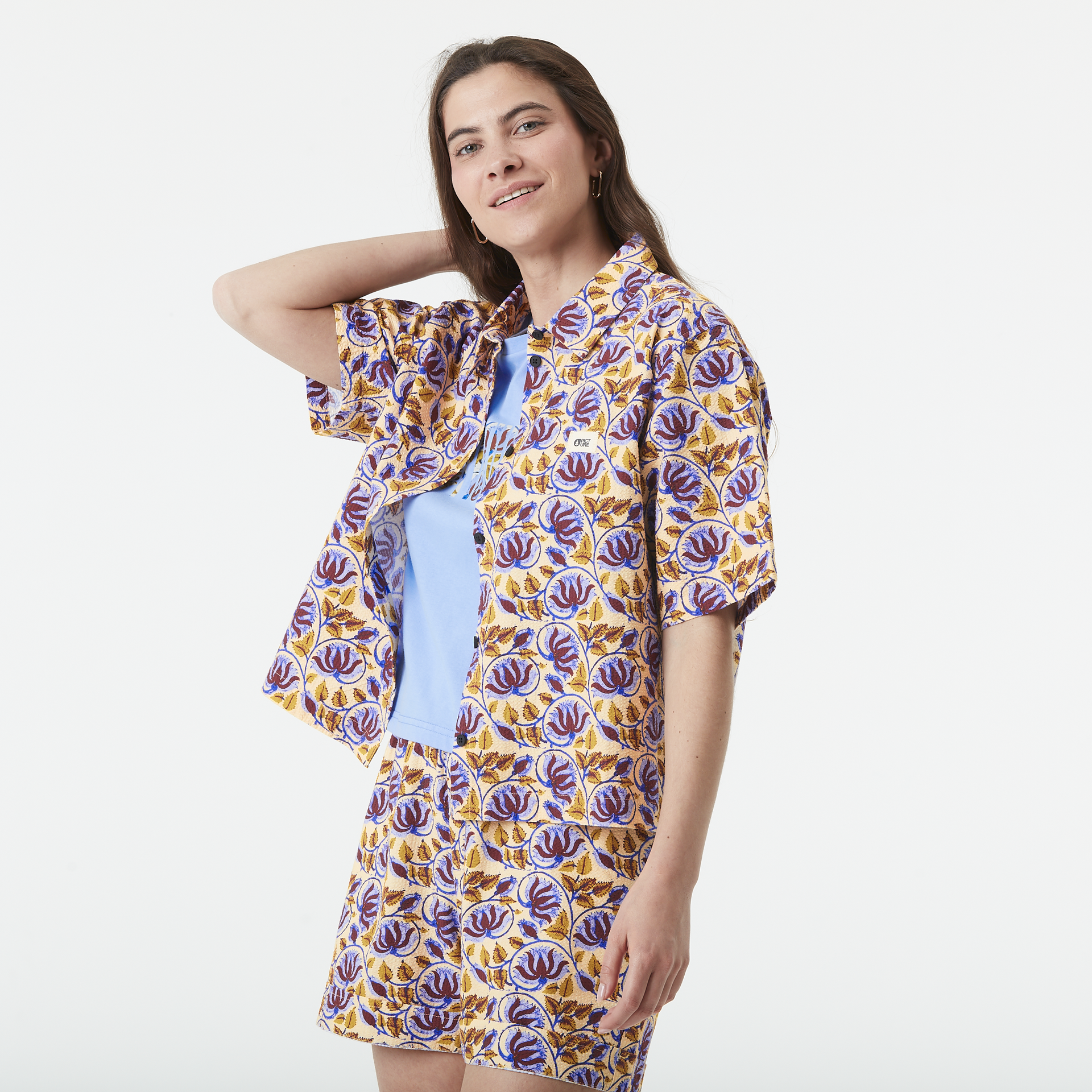 Neue Kollektion Frauen SESIA PRINTED SHIRT Alpine Thistle Print