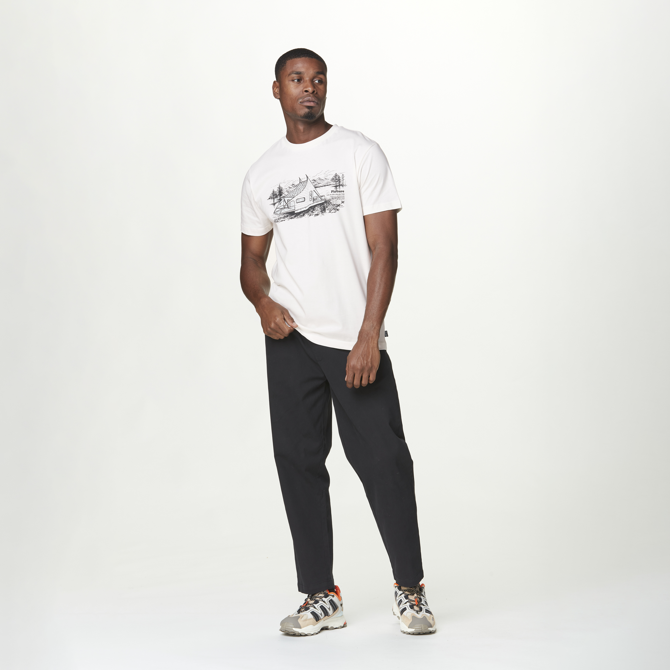D&S BOATHOUSE TEE Natural White