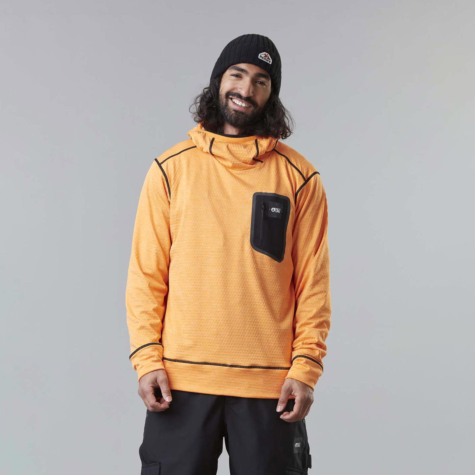 BAKE GRID STORM HOODIE Yellow