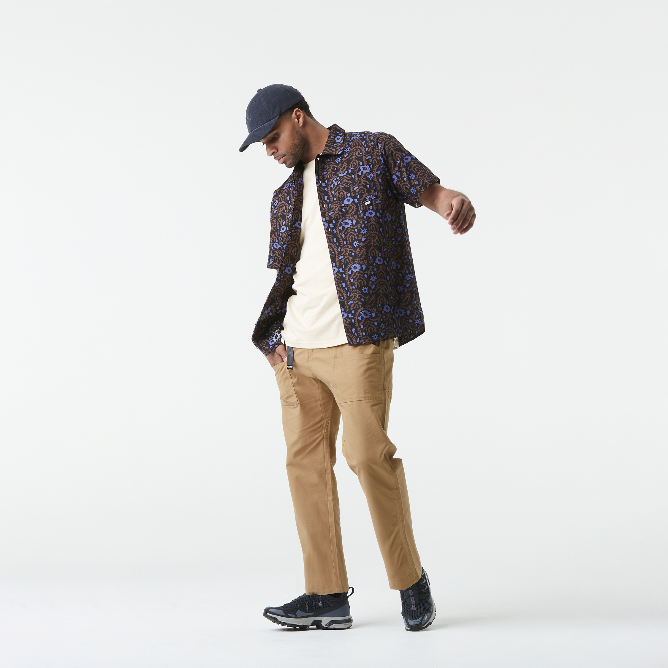 MATAIKONA SS SHIRT Ancolie Print