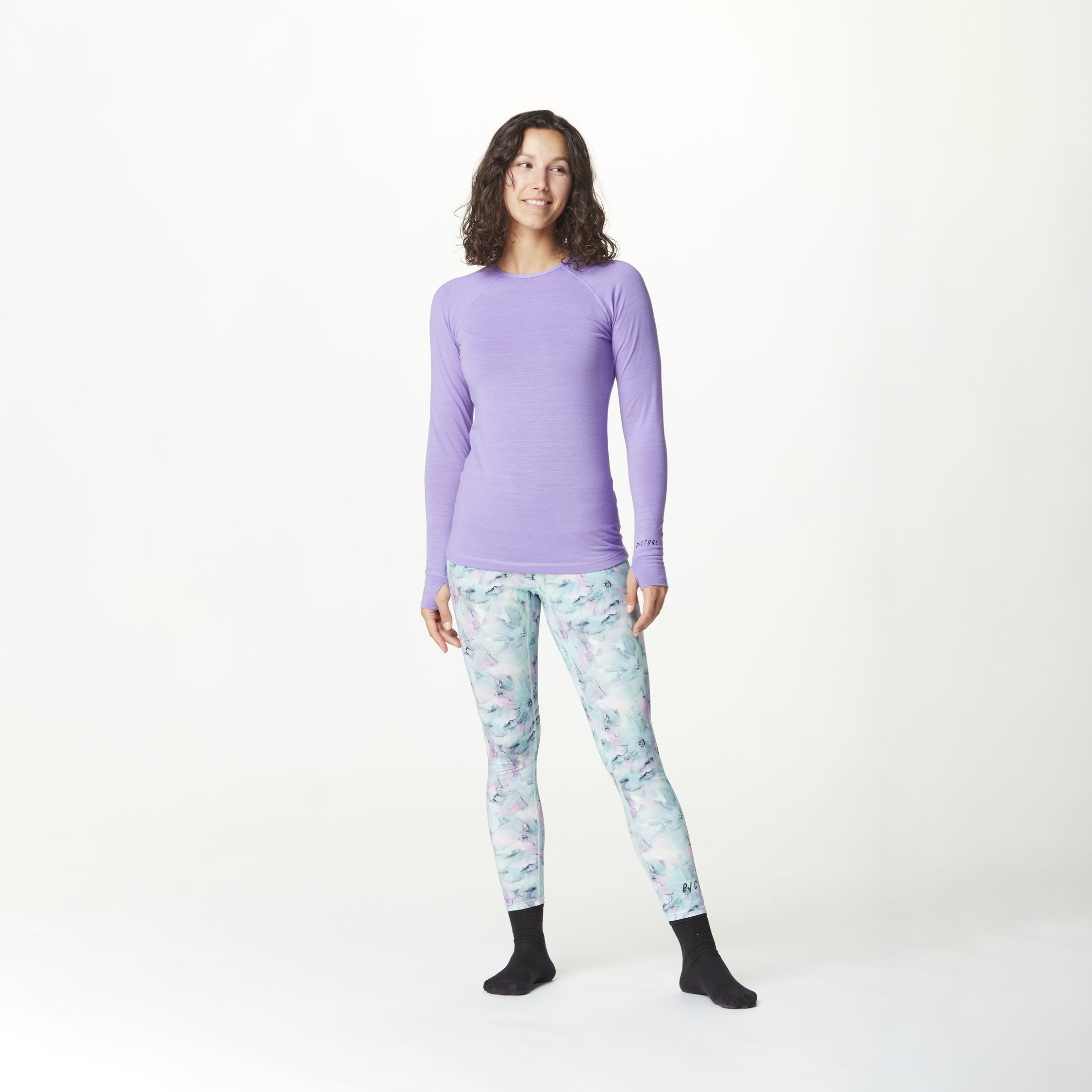 Femme MILITA TOP Paisley Purple