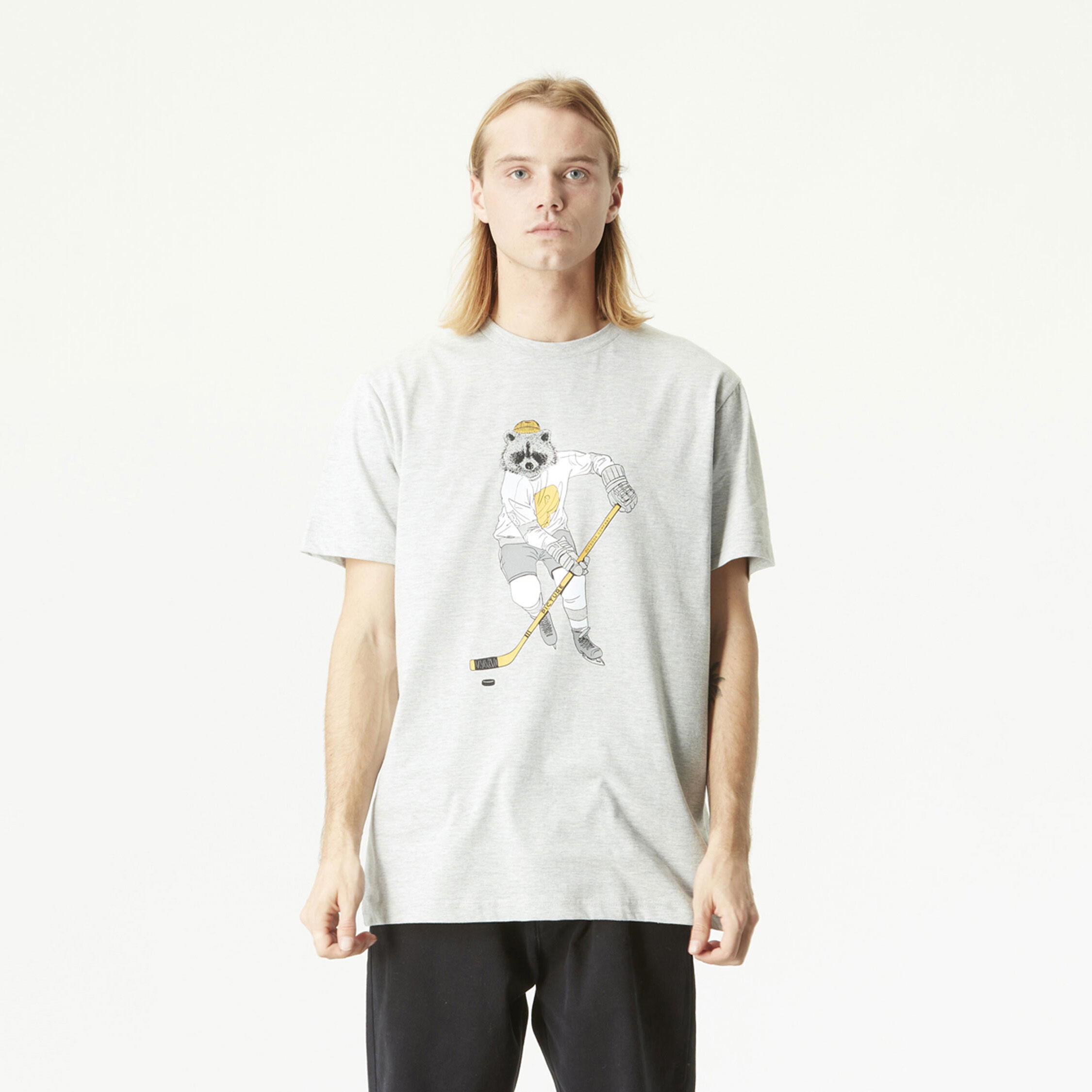 Activities LAKIN TEE Grey Melange