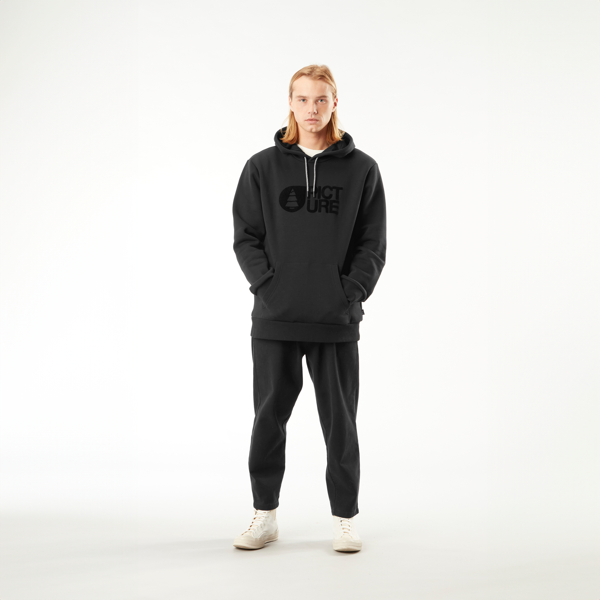 Sweats & hoodies BASEMENT FLOCK HOODIE Black