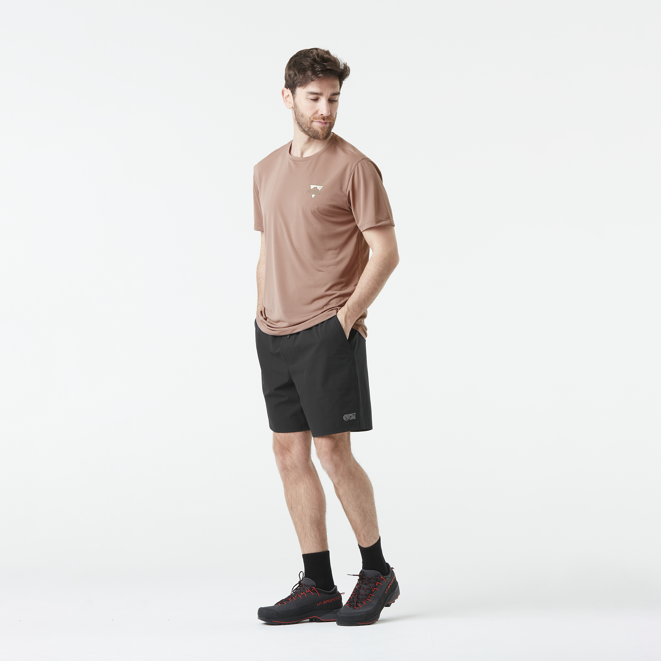 LENU STRETCH SHORTS Black