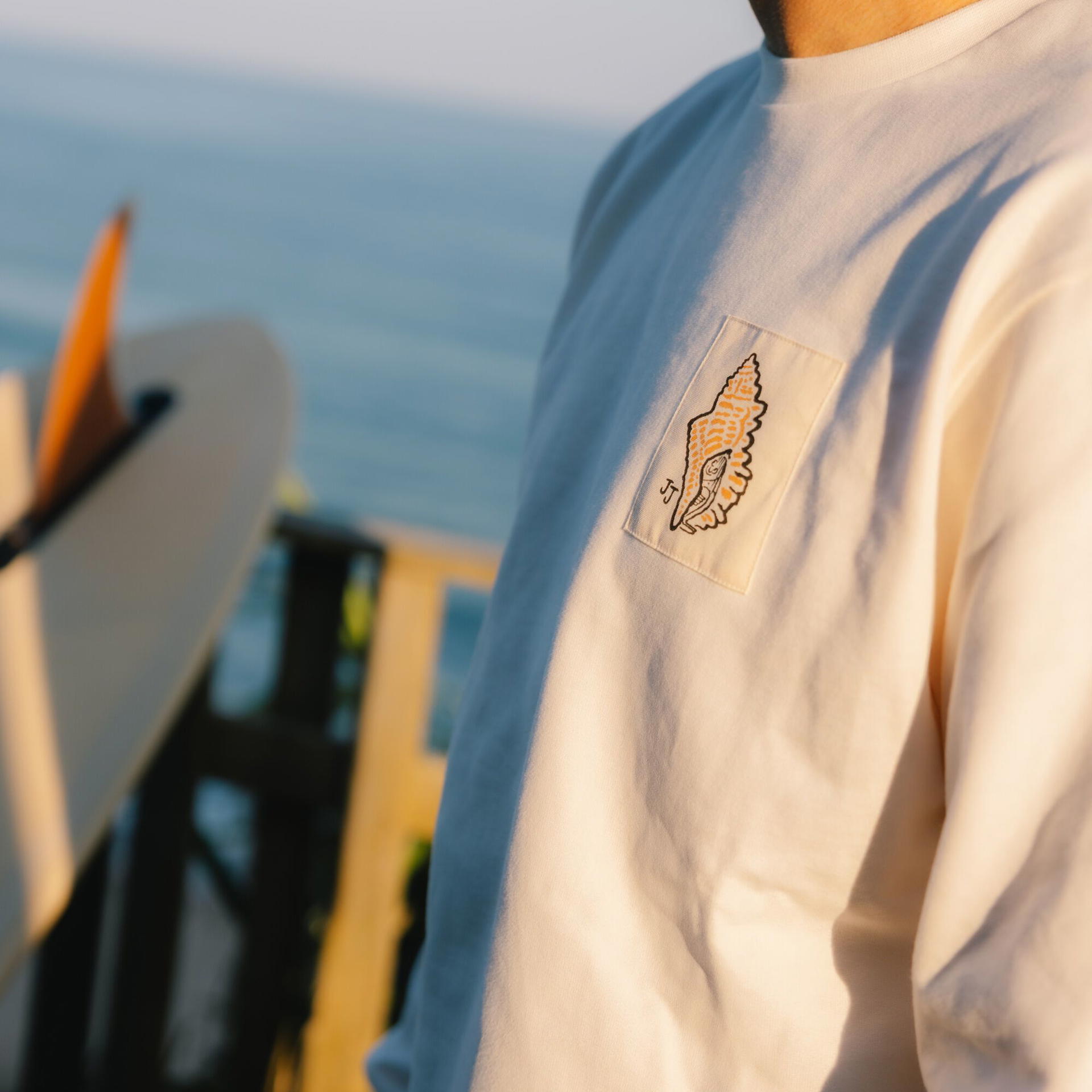 Sweat Jean Jullien Natural White