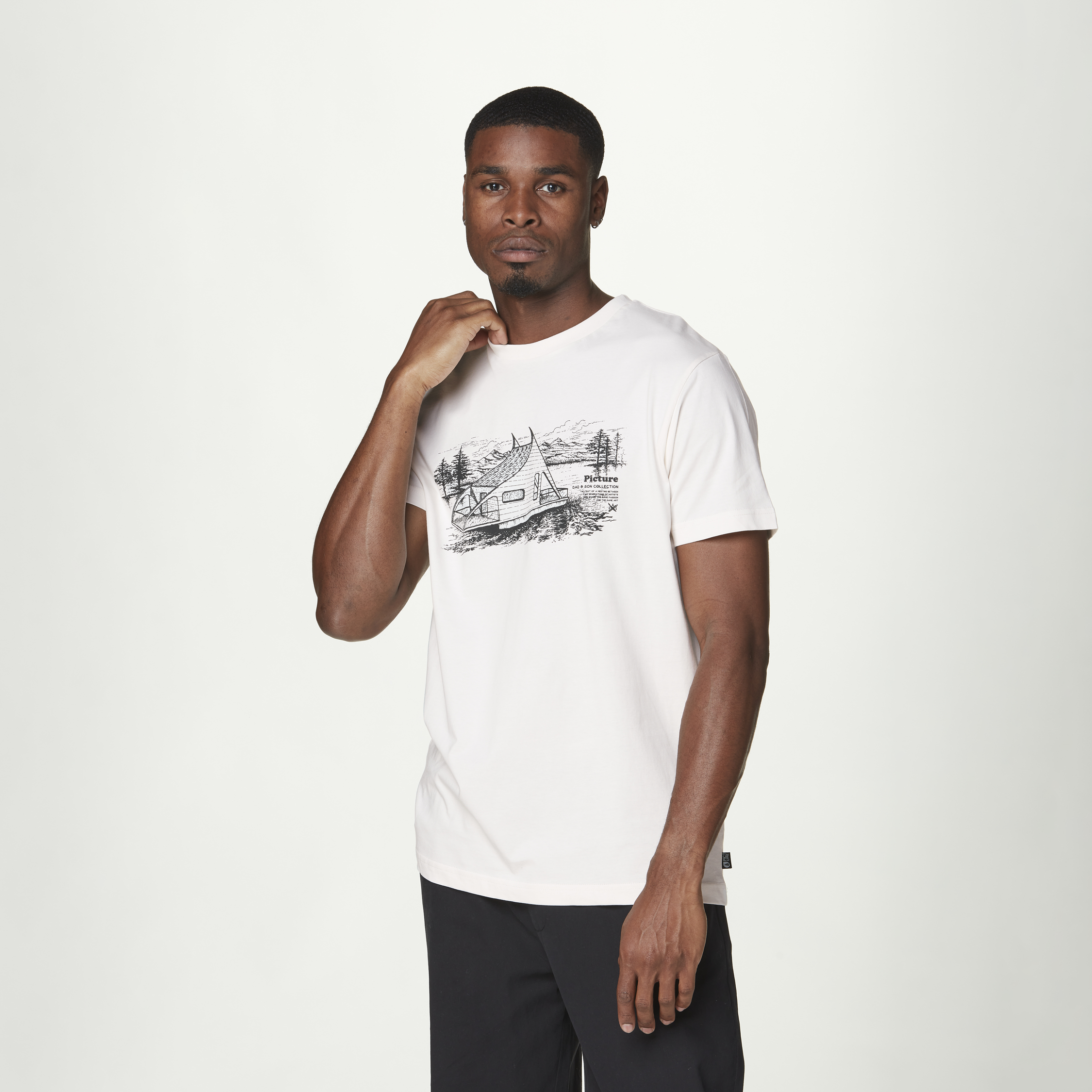 Activities D&S BOATHOUSE TEE Natural White