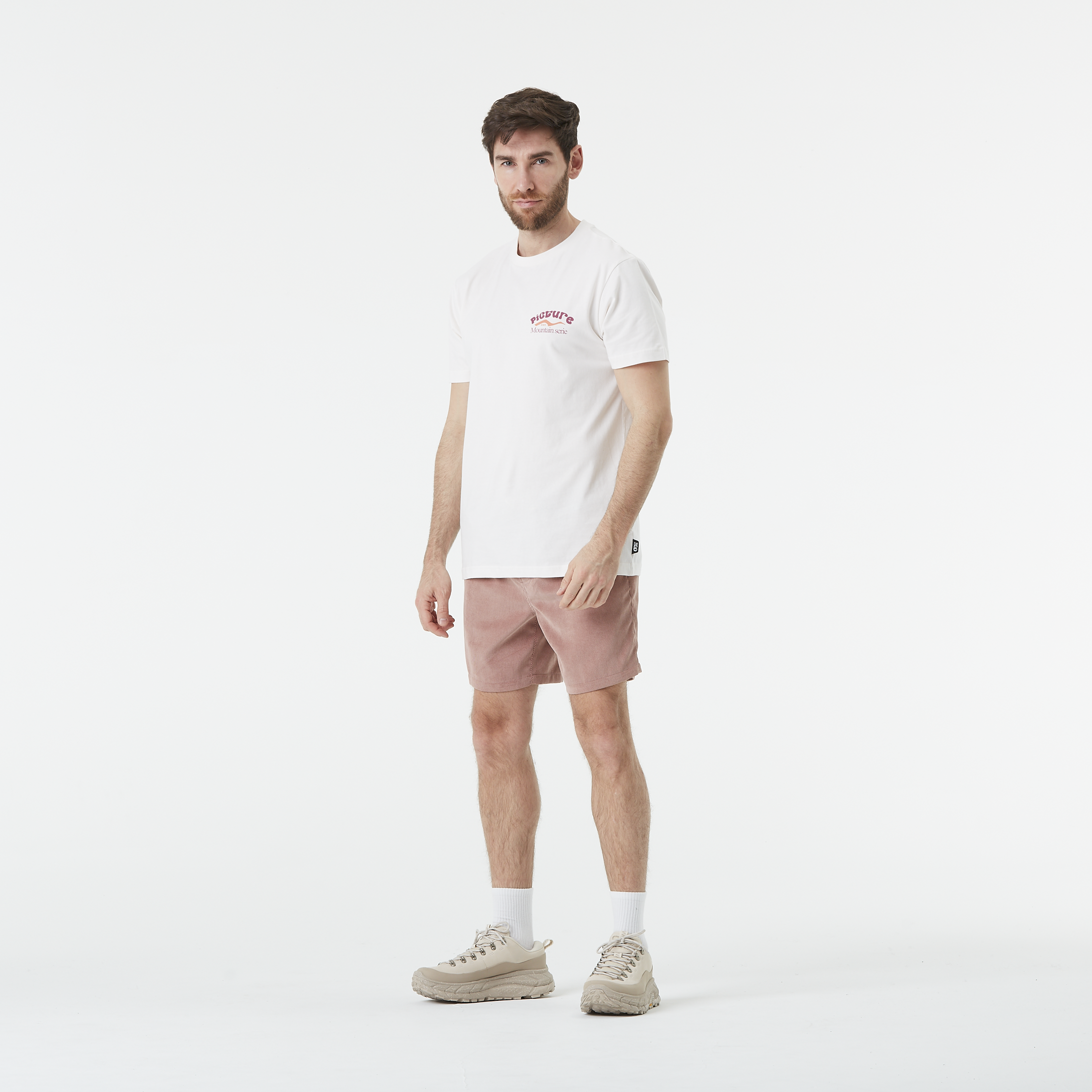 Outdoor lifestyle t-shirts D&S DOLOMITI TEE Natural White
