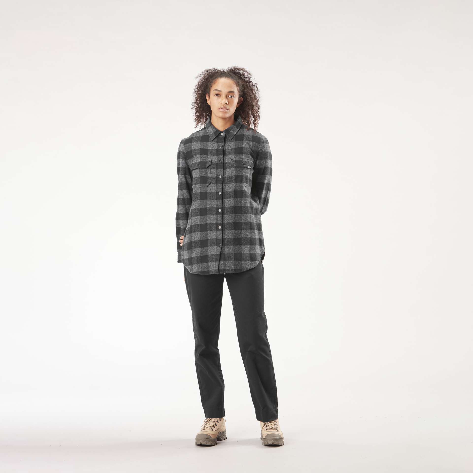 JADE SHIRT Black/grey