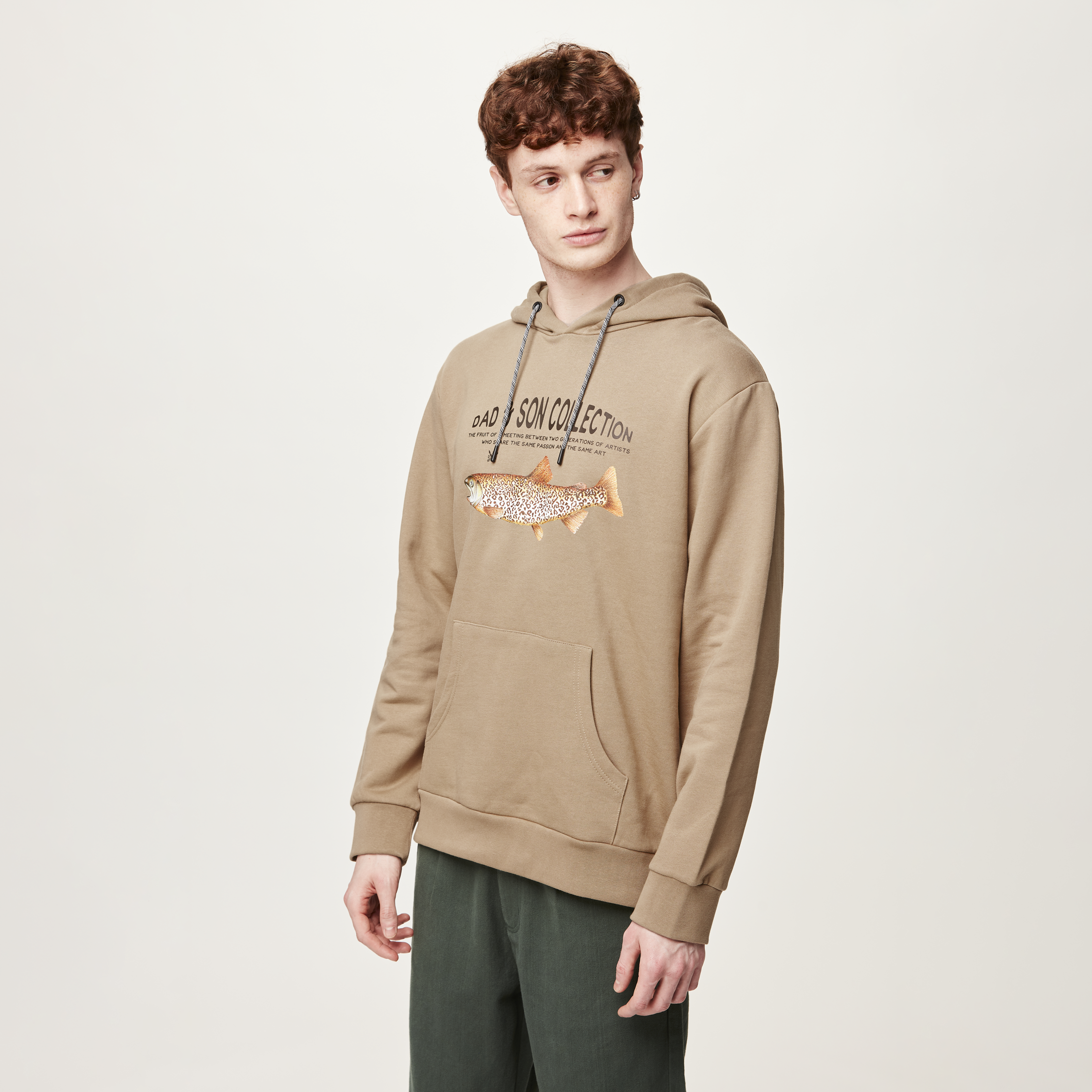 Sweats & hoodies D&S PANTHER HOODIE Dark Stone