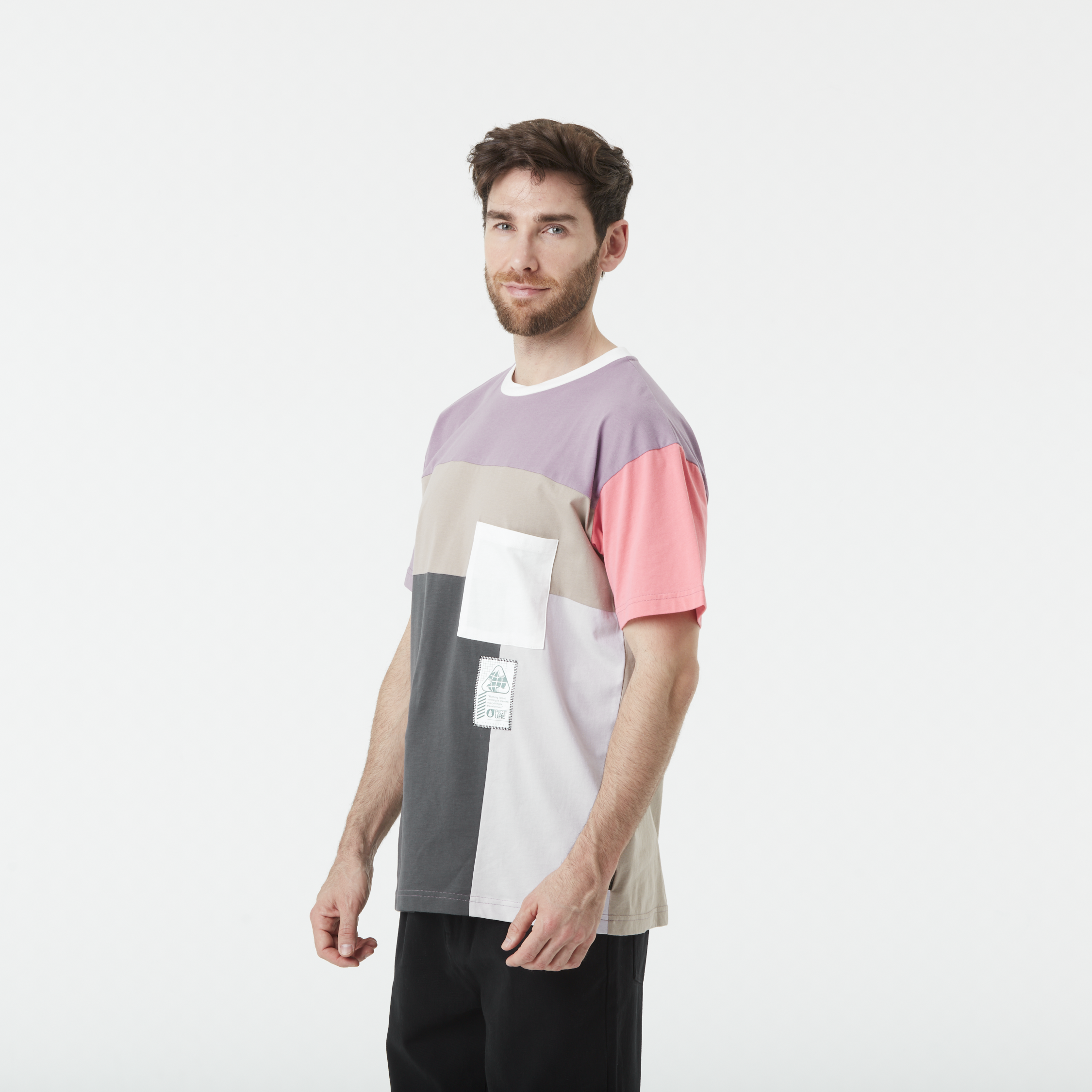 New collection men GIBAO TEE Patchwork