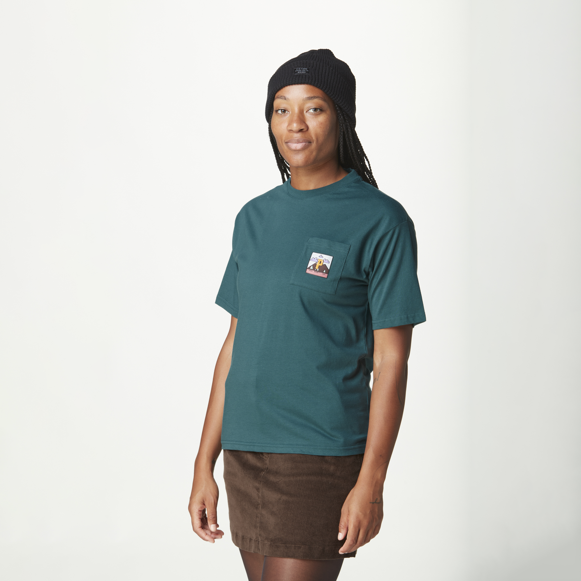 Outdoor lifestyle KIARRA POCKET TEE Deep Water