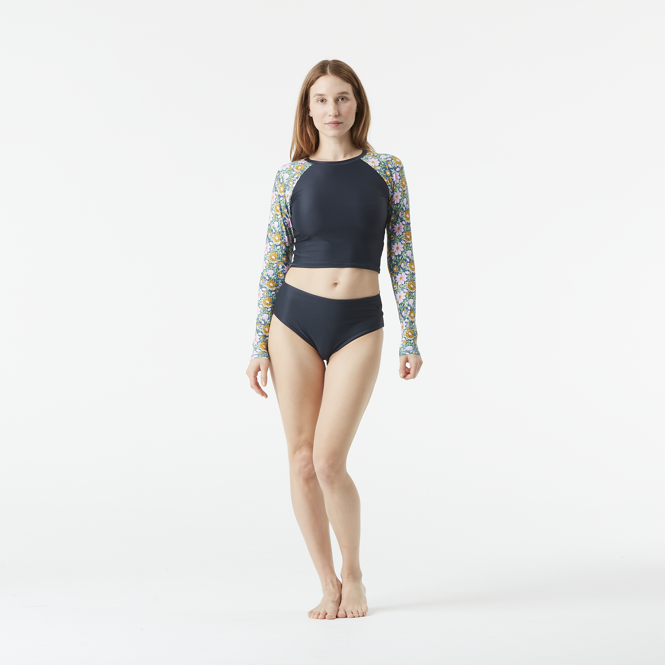 PEARLING LYCRA Myosotis Print