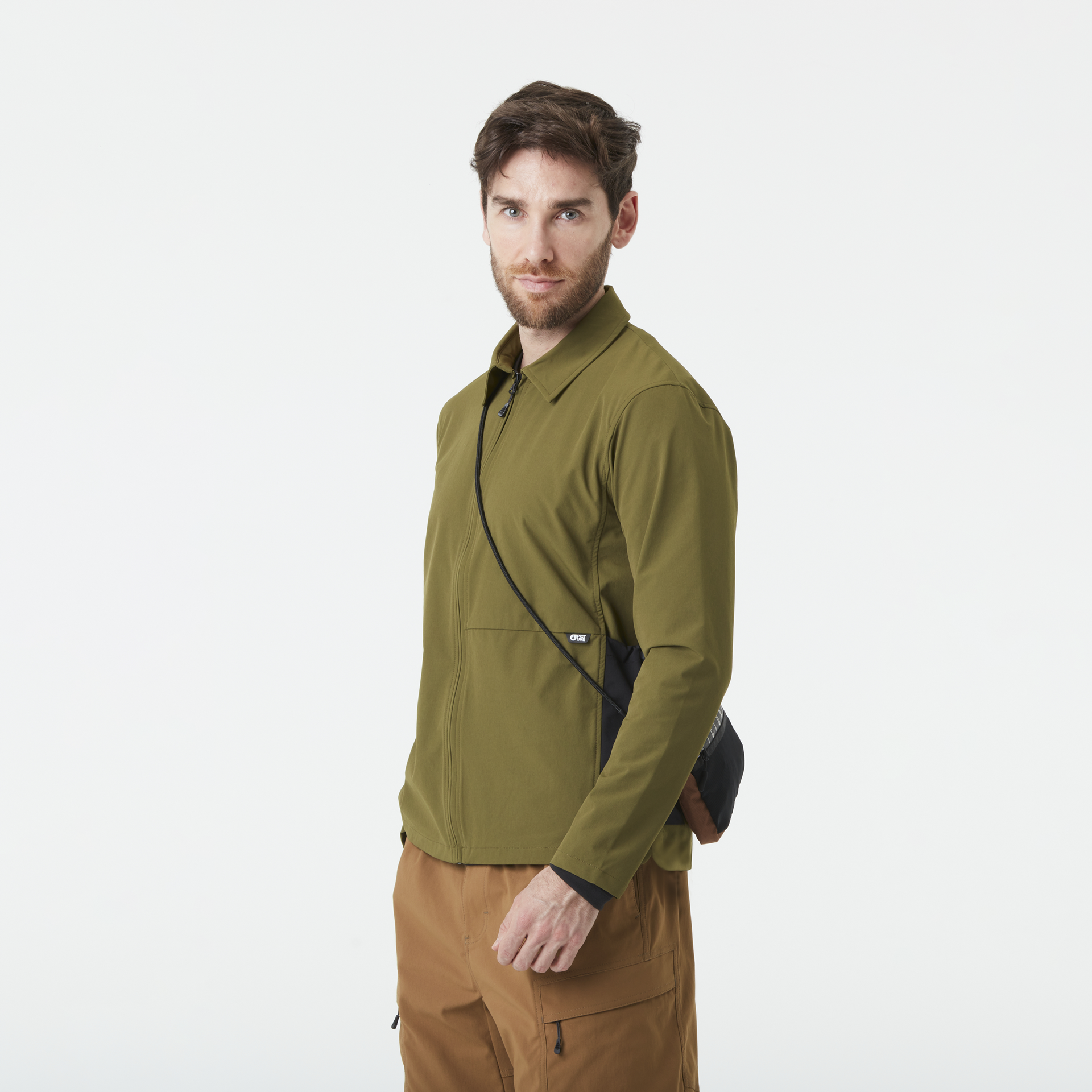 Hiking OUTIF ZIP SHIRT Tobacco