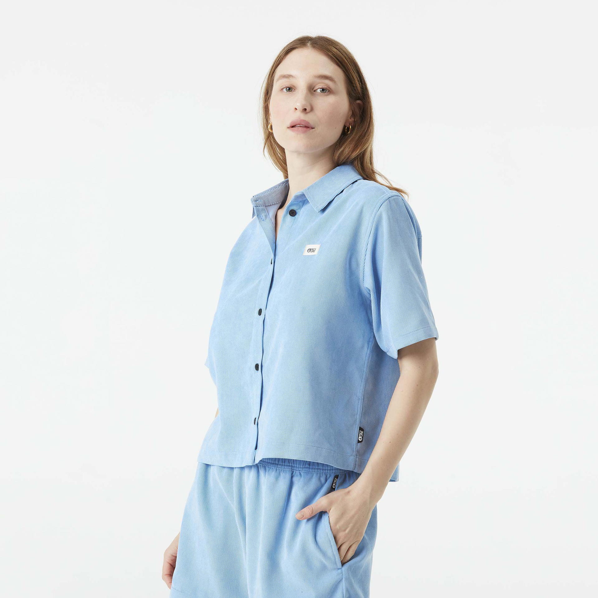 Neue Kollektion Frauen SESIA CORD SHIRT Vista Blue