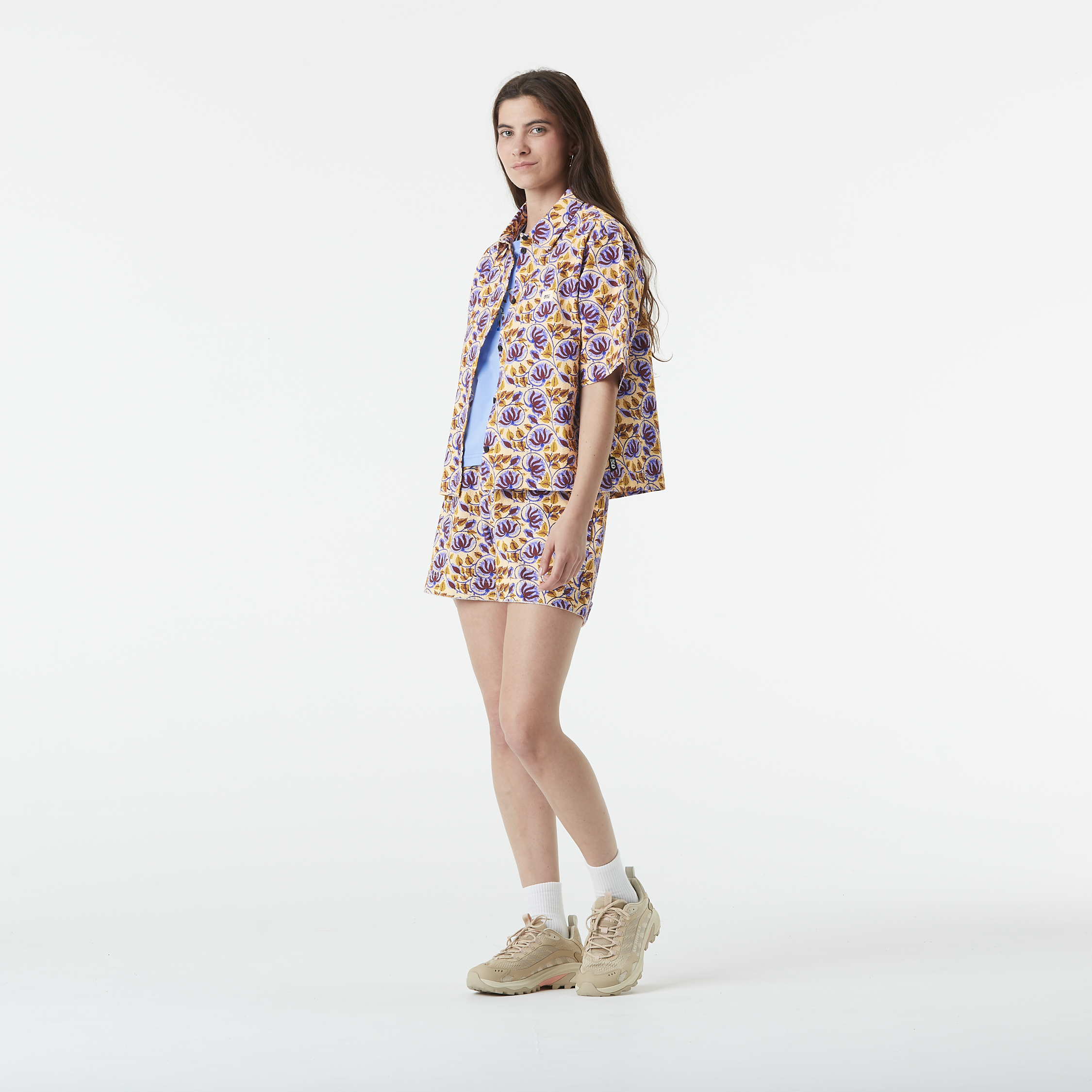 SESIA PRINTED SHIRT Alpine Thistle Print