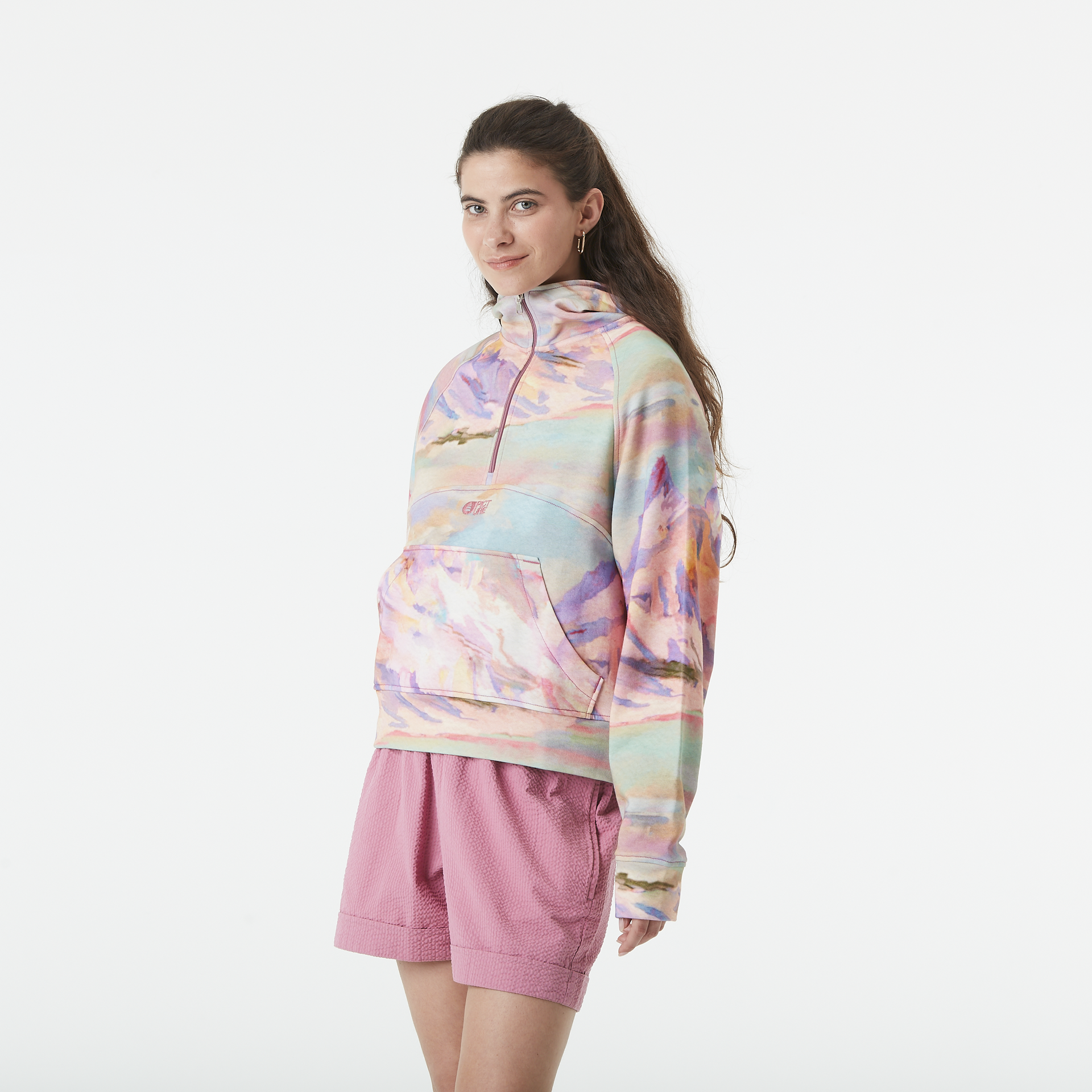 Sweats & Hoodies QUENDA 1/2 ZIP PRINTED H Montanea Print