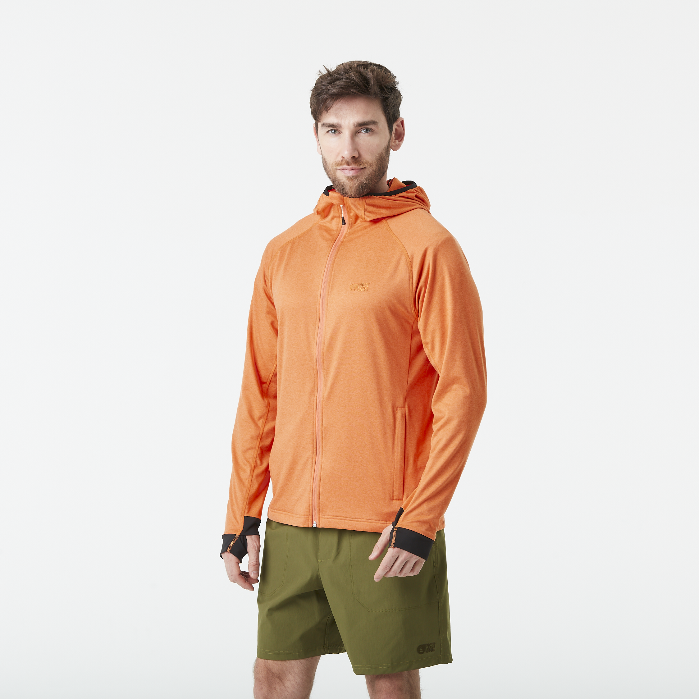 Tops SHARI ZIP TECH HOODIE Dusty Orange