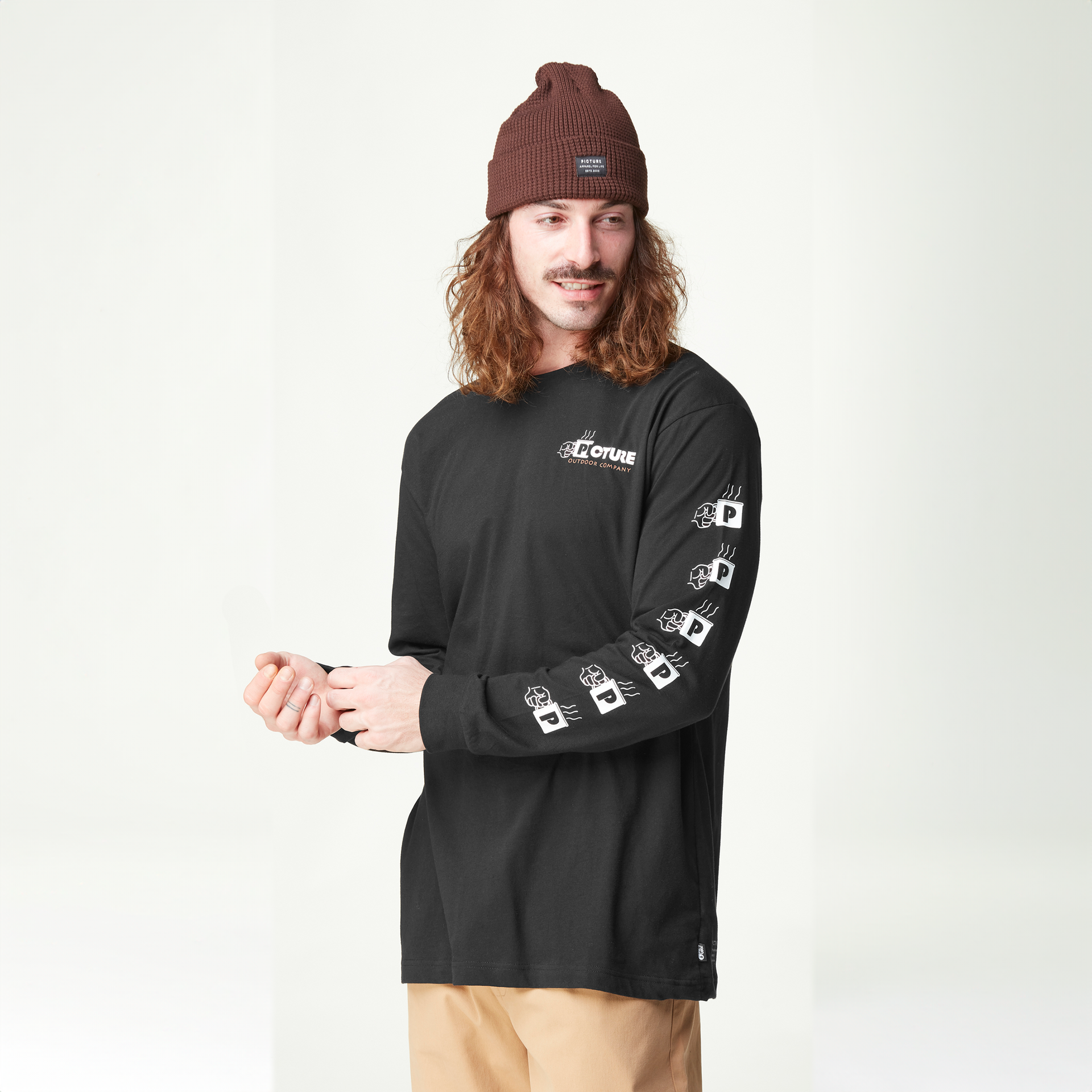 T-shirts KAWA LS TEE Black