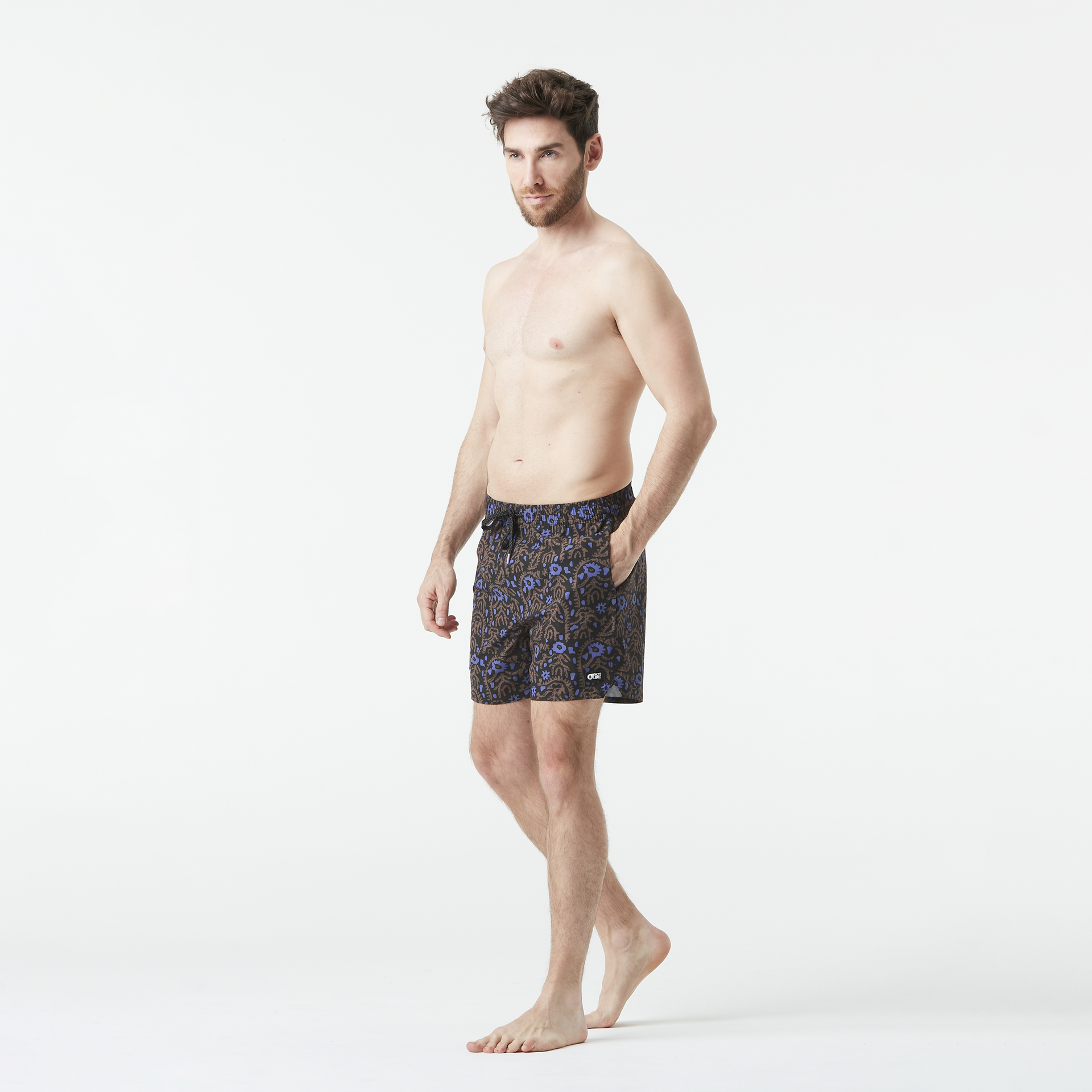 Boardshorts PIAU 15 PRINTED BRDS Ancolie Print