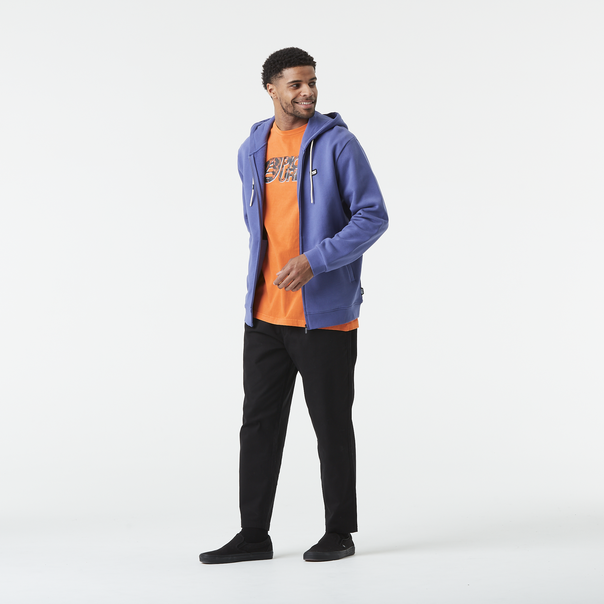 NIHI ZIP HOODIE Skipper Blue