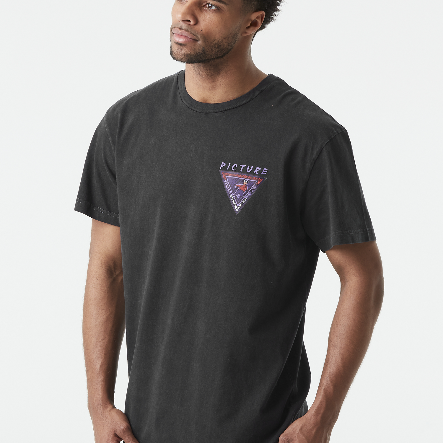 New collection men CHILANKO TEE Black Washed
