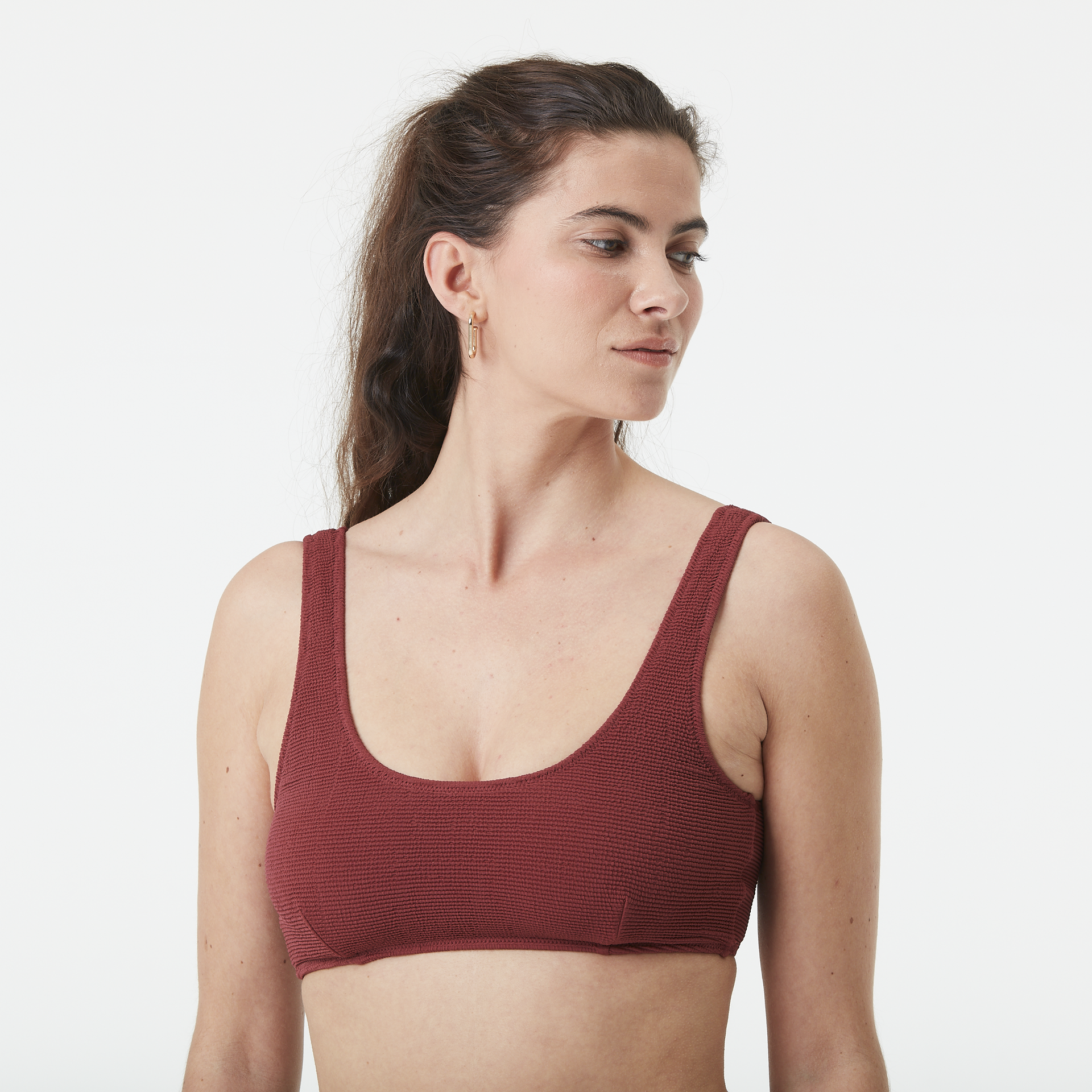 Maillots de bain WAHINE BRALETTE TOP Cordovan