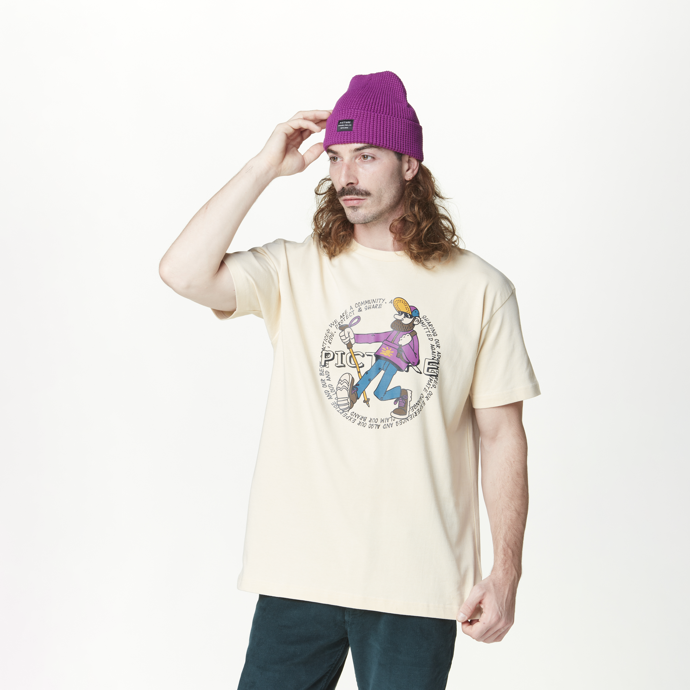 T-shirts DEWATTO TEE Almond Milk