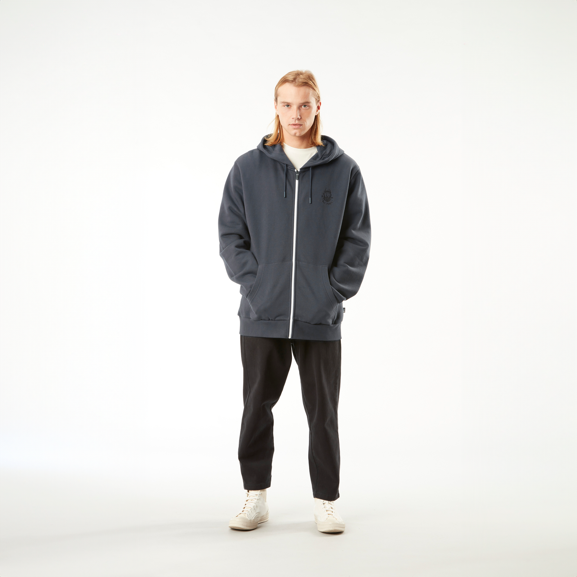 Sweats & pulls CHEWKO ZIP HOODIE Dark Blue