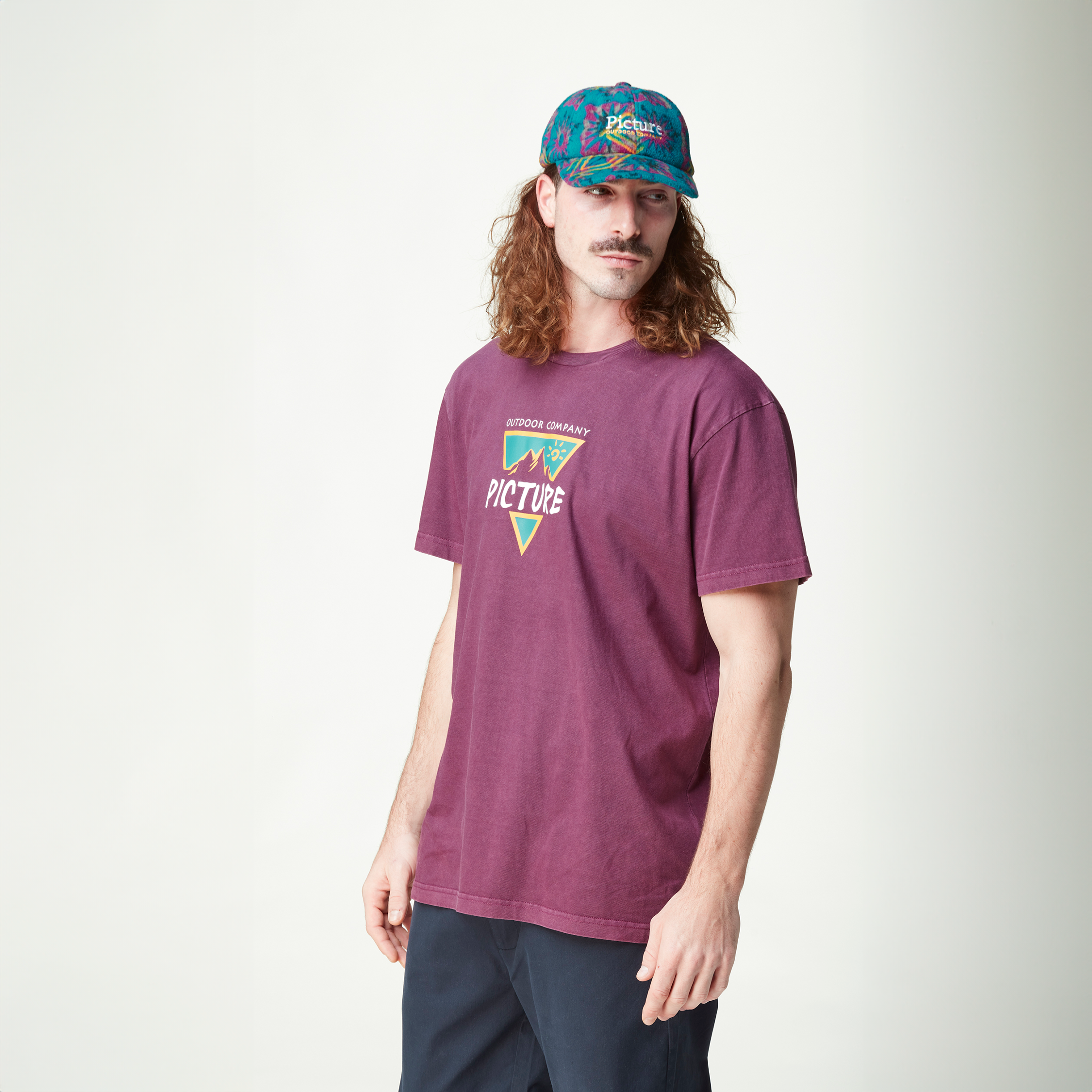 Activities POENY TEE Purple Wine Washed