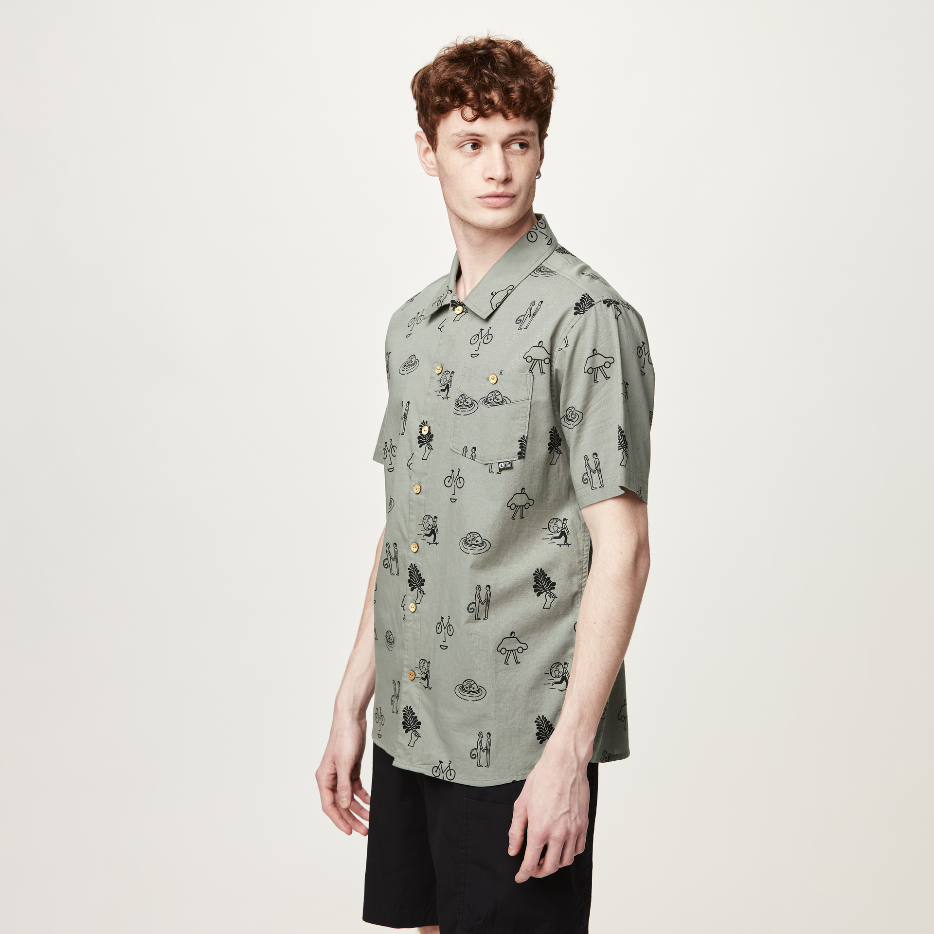 Shirt MATAIKONA SS SHIRT Art LM01 Print
