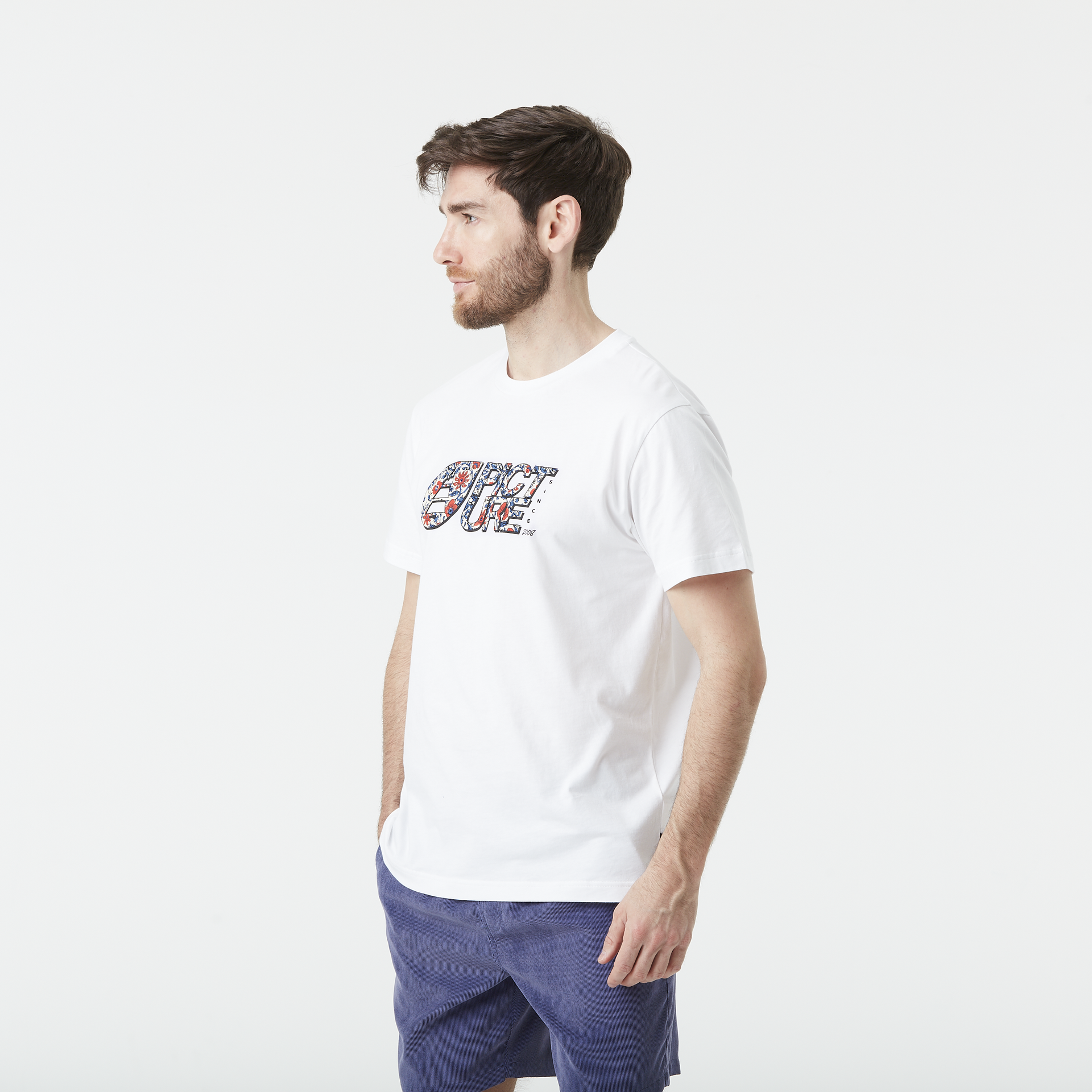 T-shirts BASEMENT ASTER T White