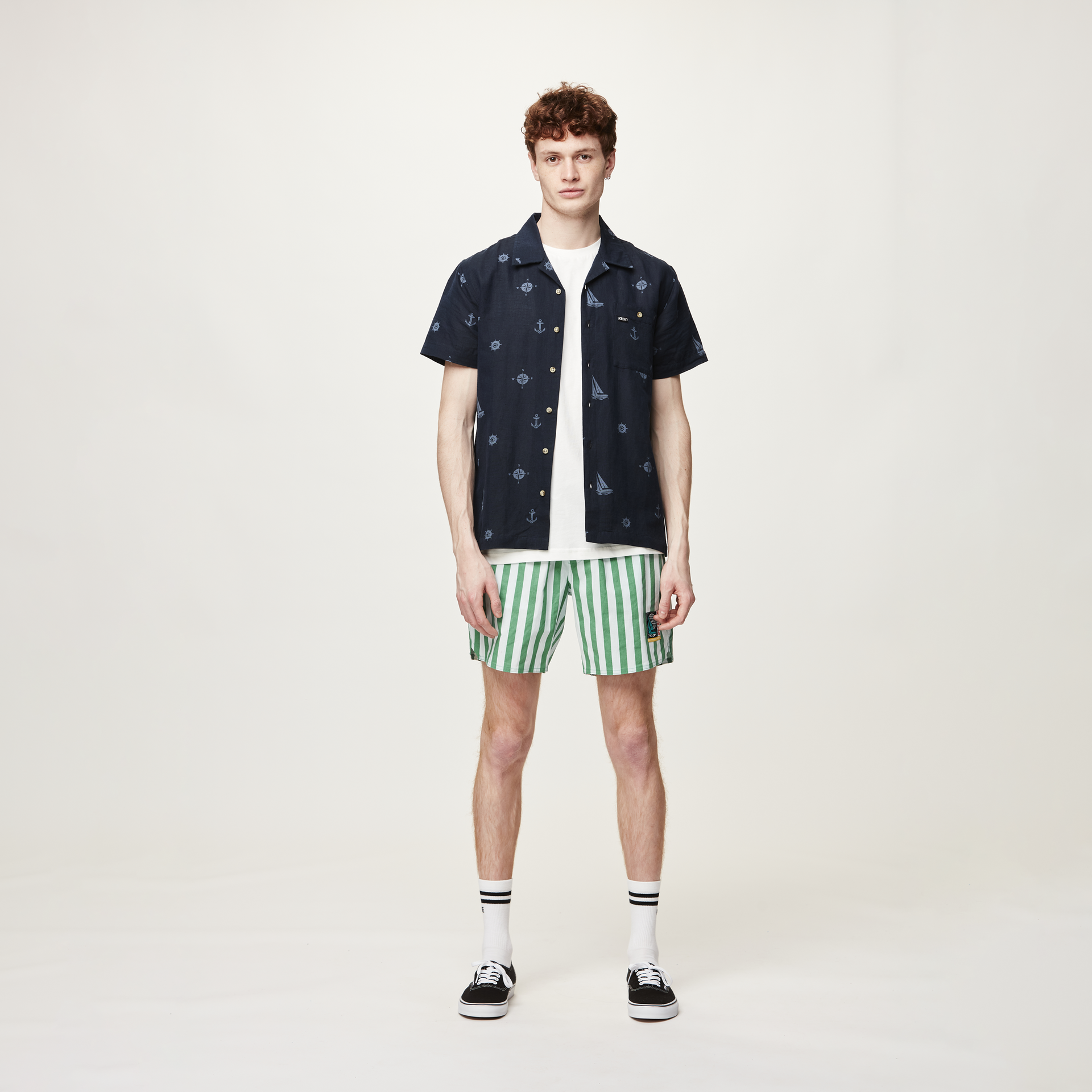MOKARA SHIRT Sailor Print
