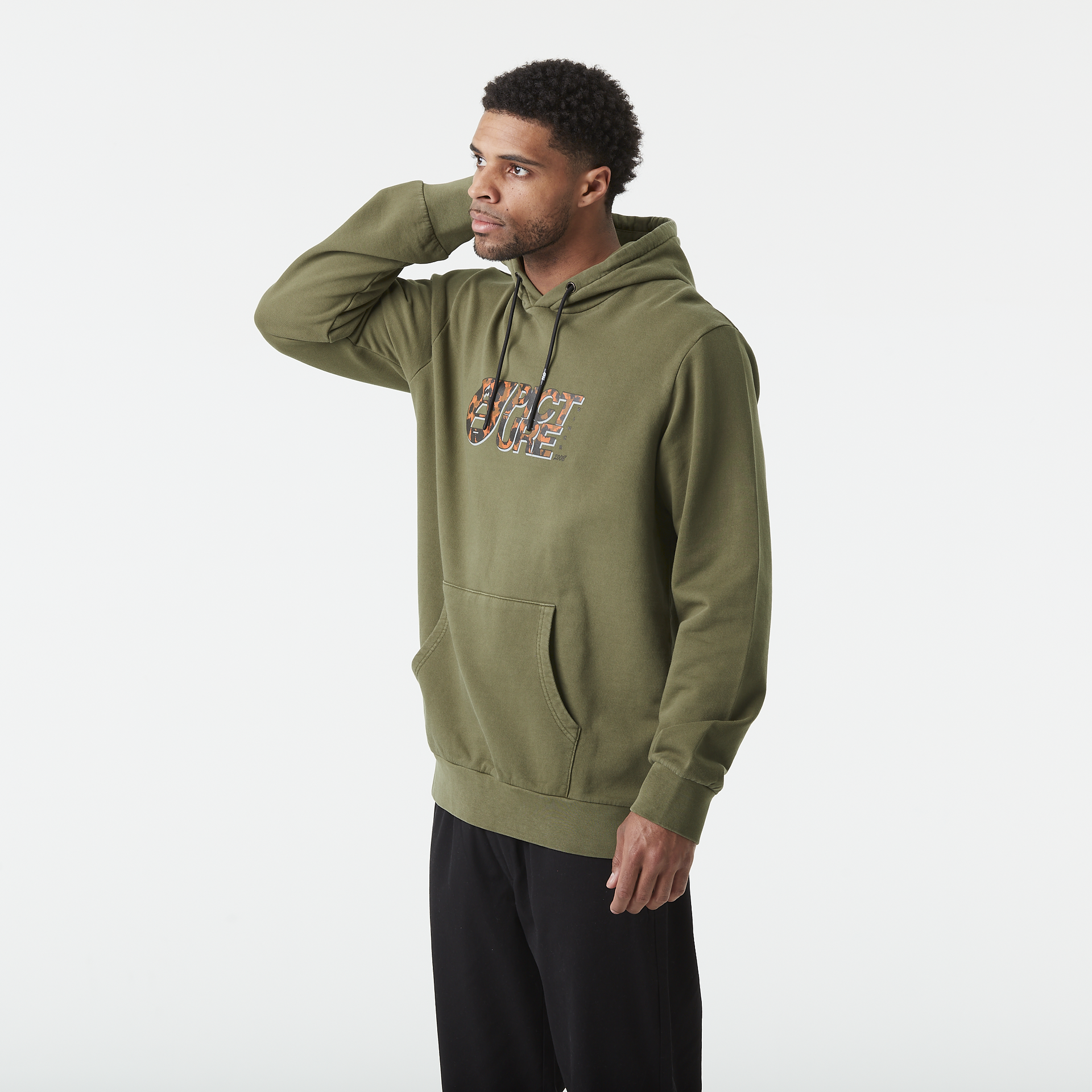 Sweats & Hoodies BASEMENT LEO HOODIE Washed Tobacco