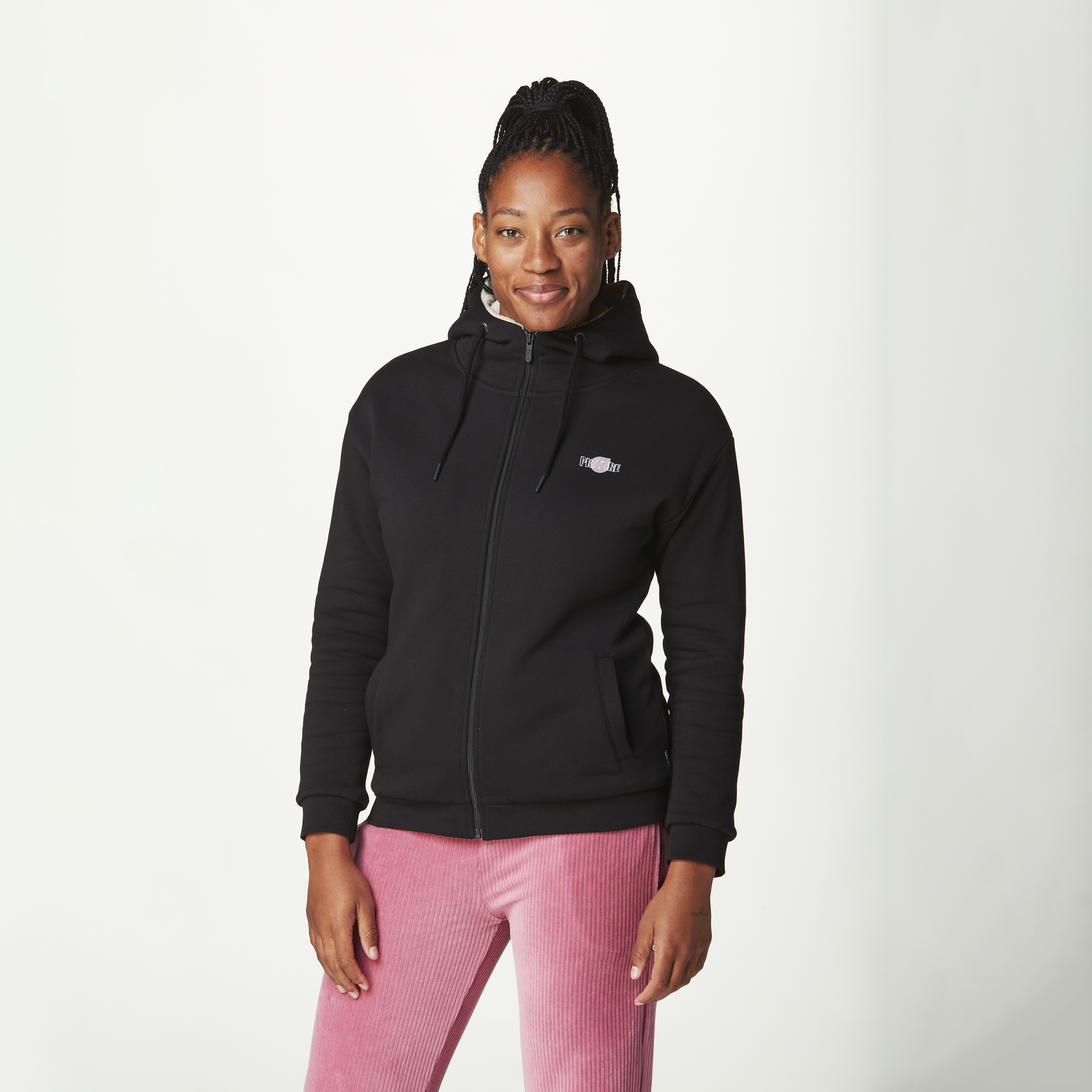 Sweats & Hoodies GLIMMA PLUSH ZIP HOODIE Black