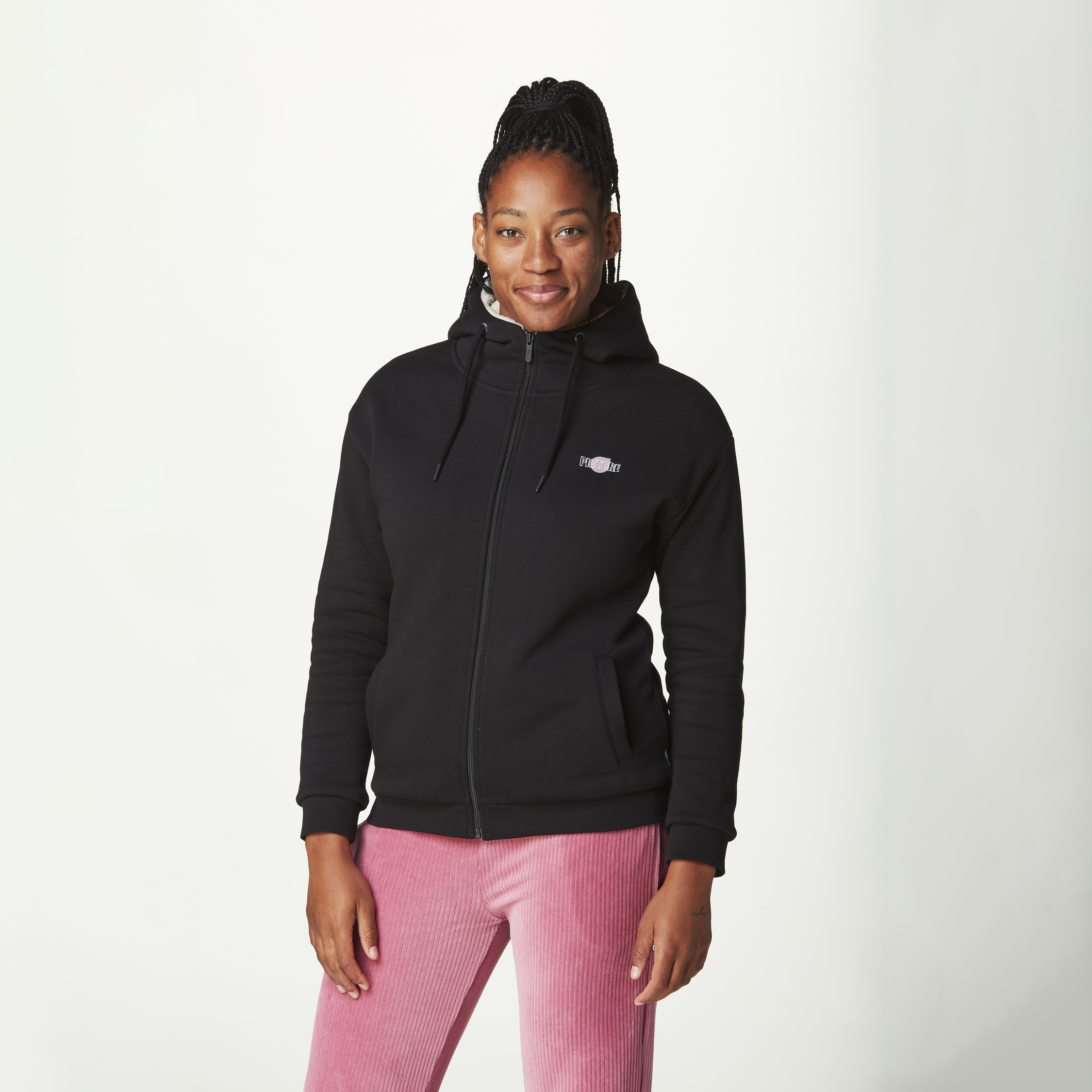 Sweats & hoodies GLIMMA PLUSH ZIP HOODIE Black