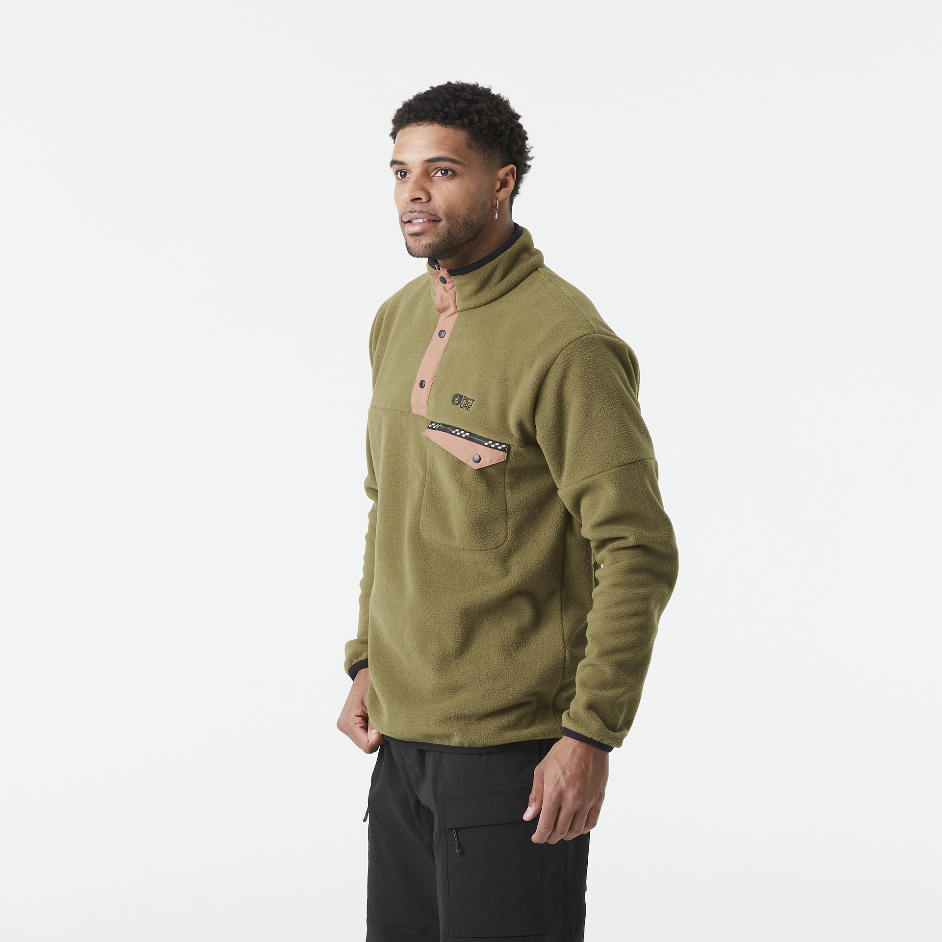 New collection men ARCCA 1/4 FLEECE Tobacco