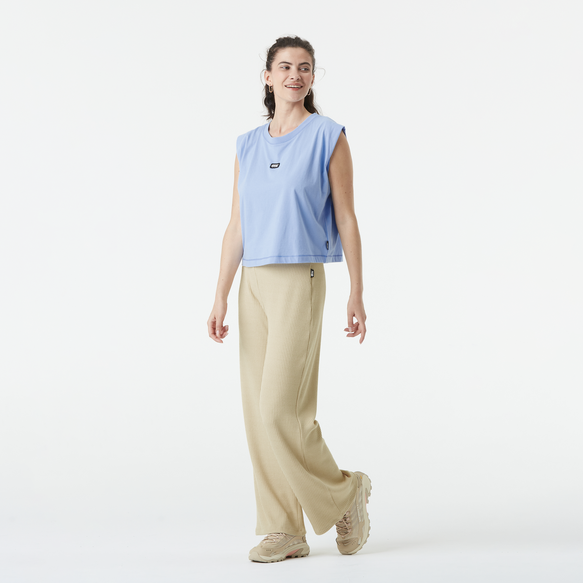 ZIAKY KNIT PANTS Wood Ash