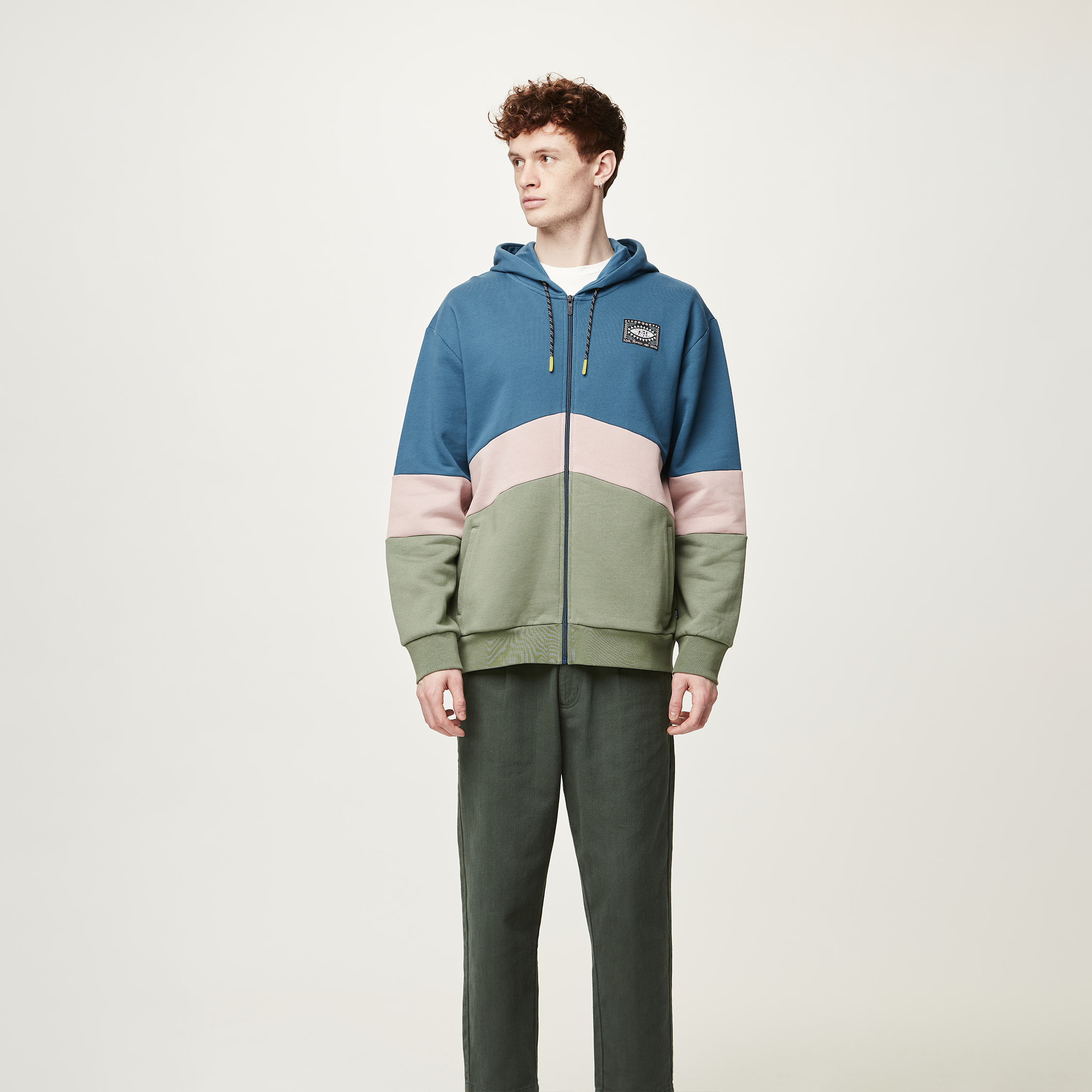 KLOB ZIP HOODIE Roc Blue