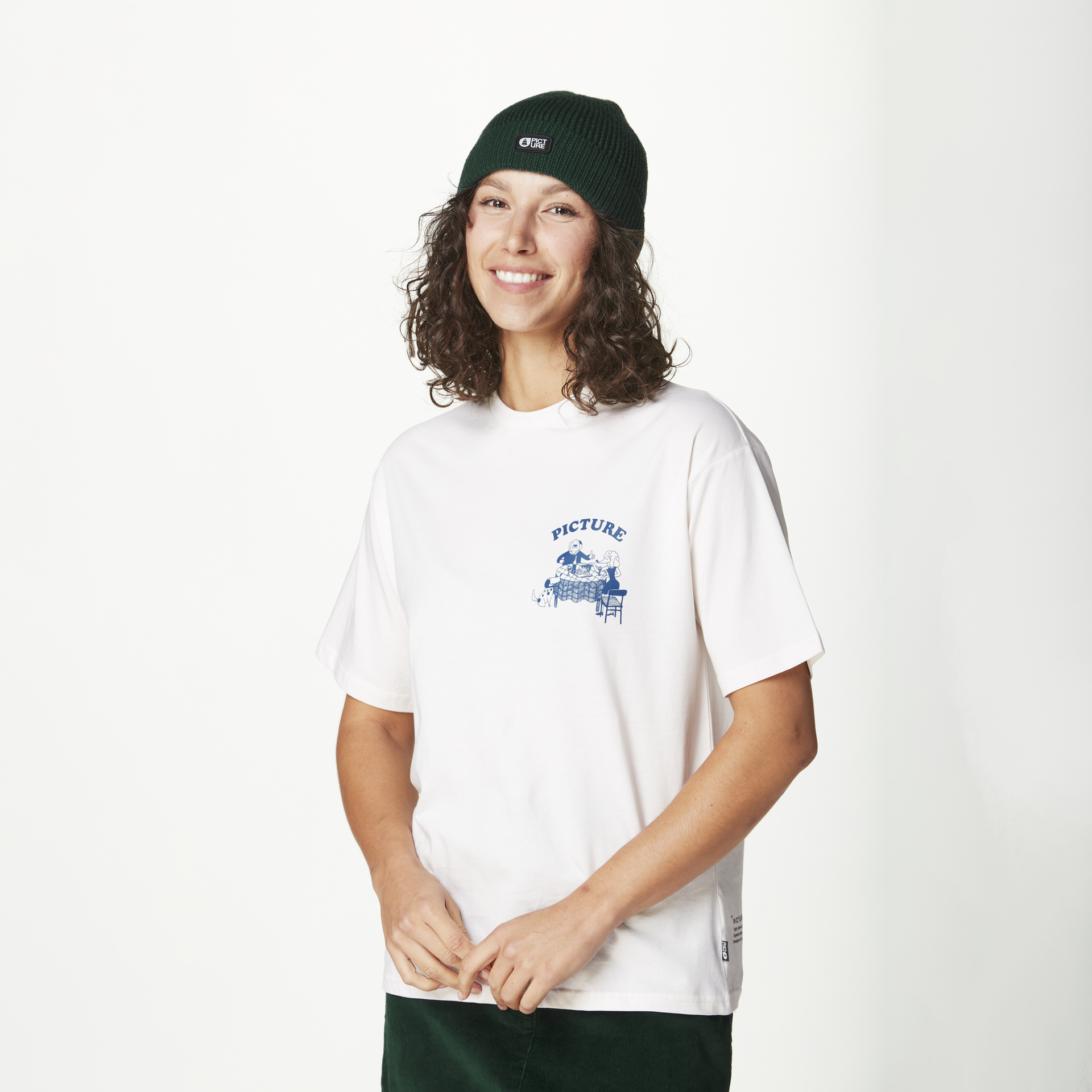 Outdoor lifestyle D&S DOGGO TEE W Natural White