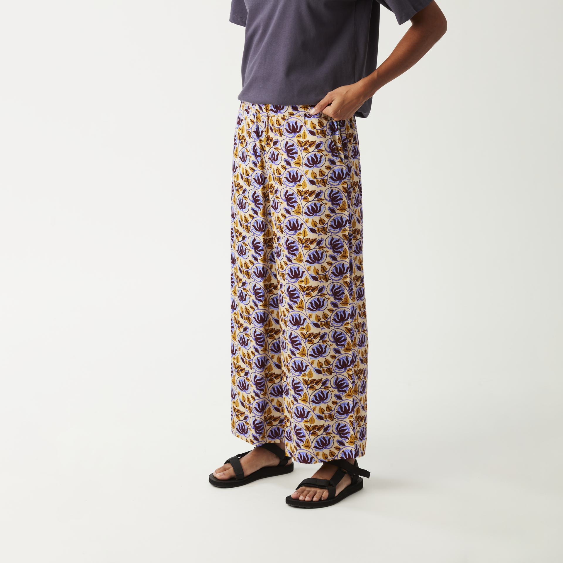 Femme TYLITA PRINTED PANTS Alpine Thistle Print