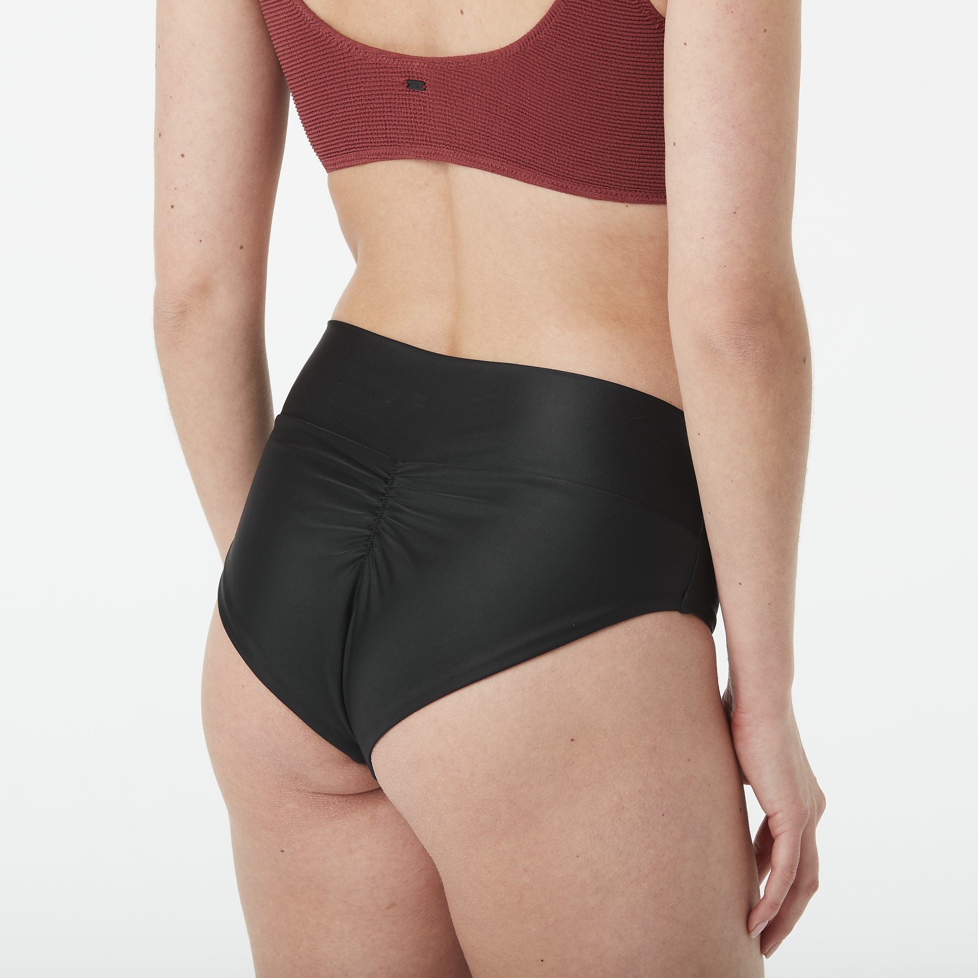 Maillots de bain HIGH WAIST BOTTOMS Black