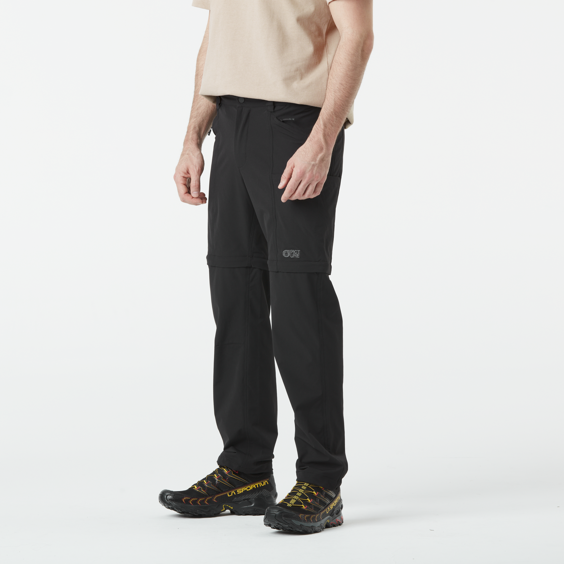 Men OUTIF 2IN1 STRETCH PANTS Black
