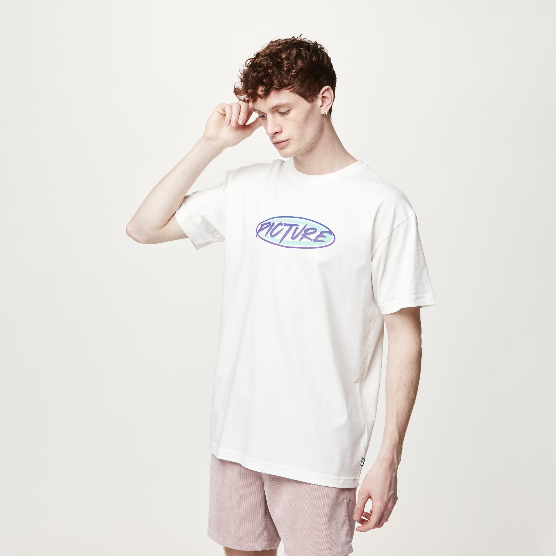 Outdoor lifestyle BASEMENT NEON TEE White
