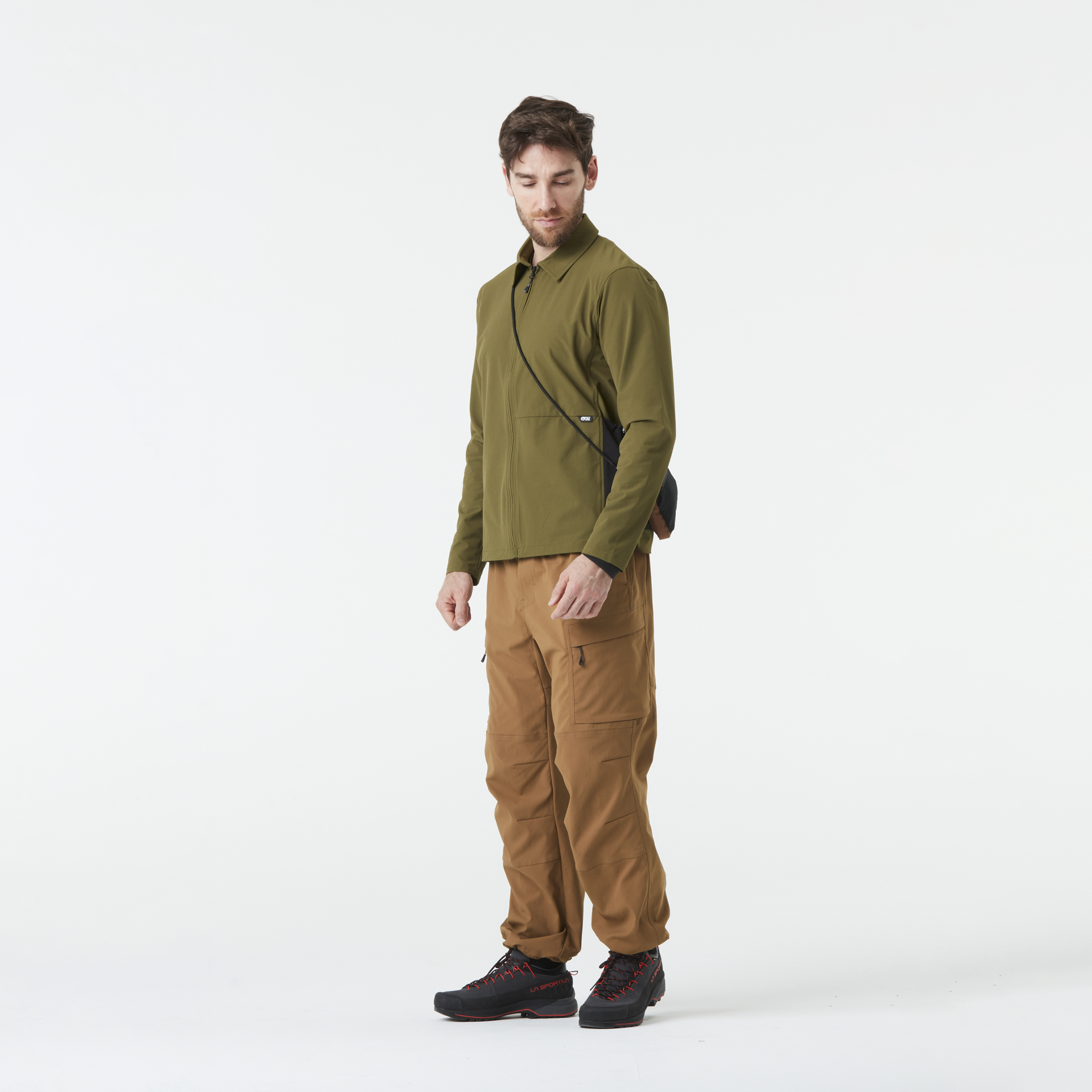 OUTIF ZIP SHIRT Tobacco