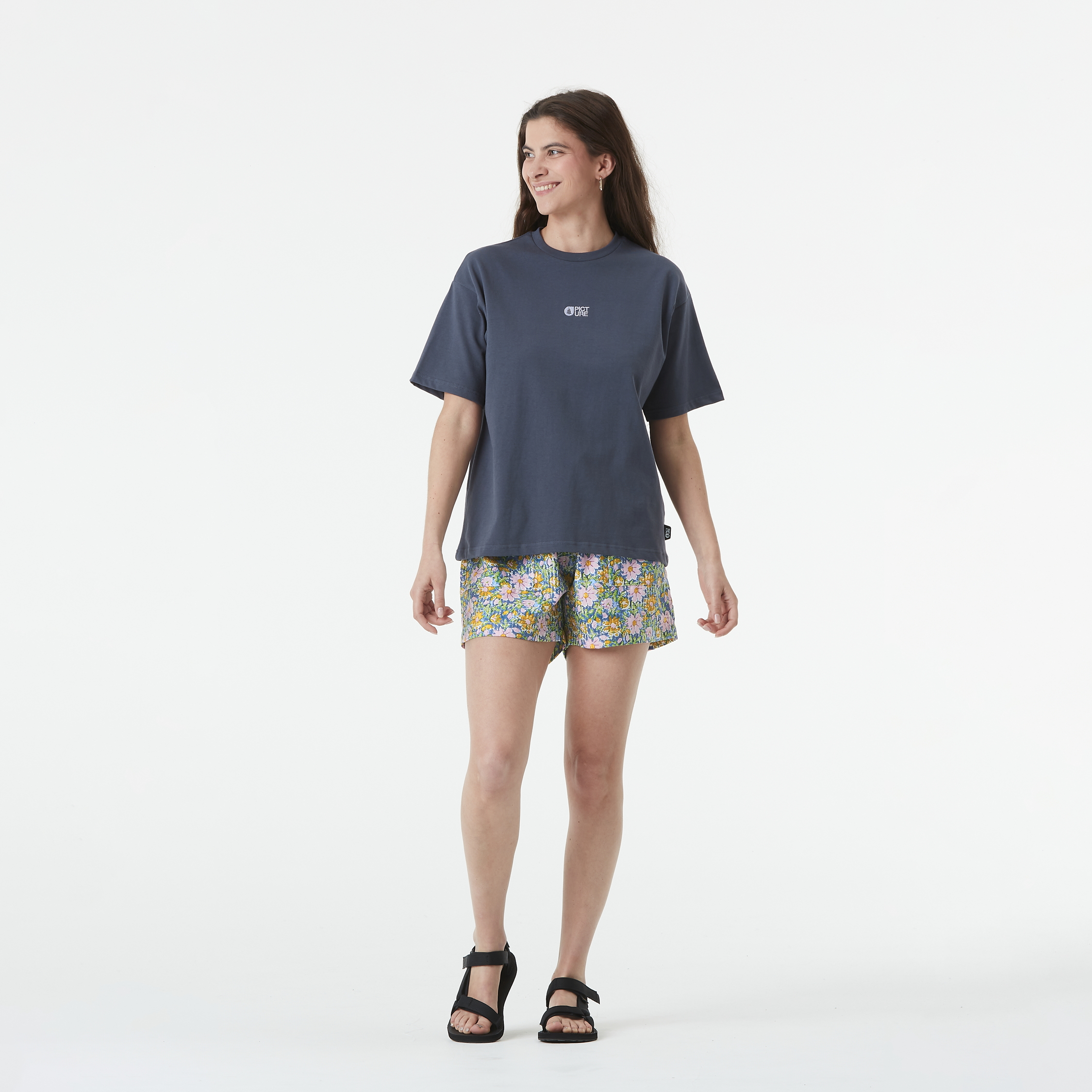 MILOU PRINTED SHORTS Myosotis Print