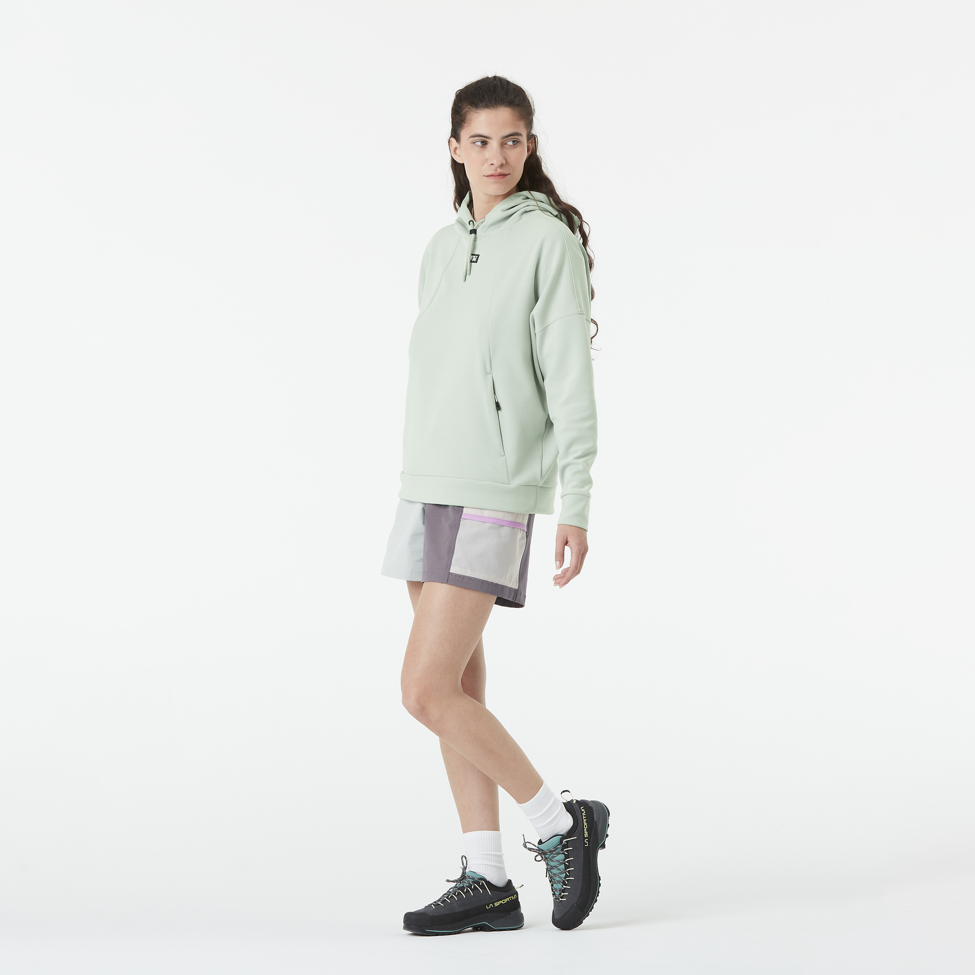 Sweats & hoodies PLURIS W TECH HOODIE Cloudy Blue