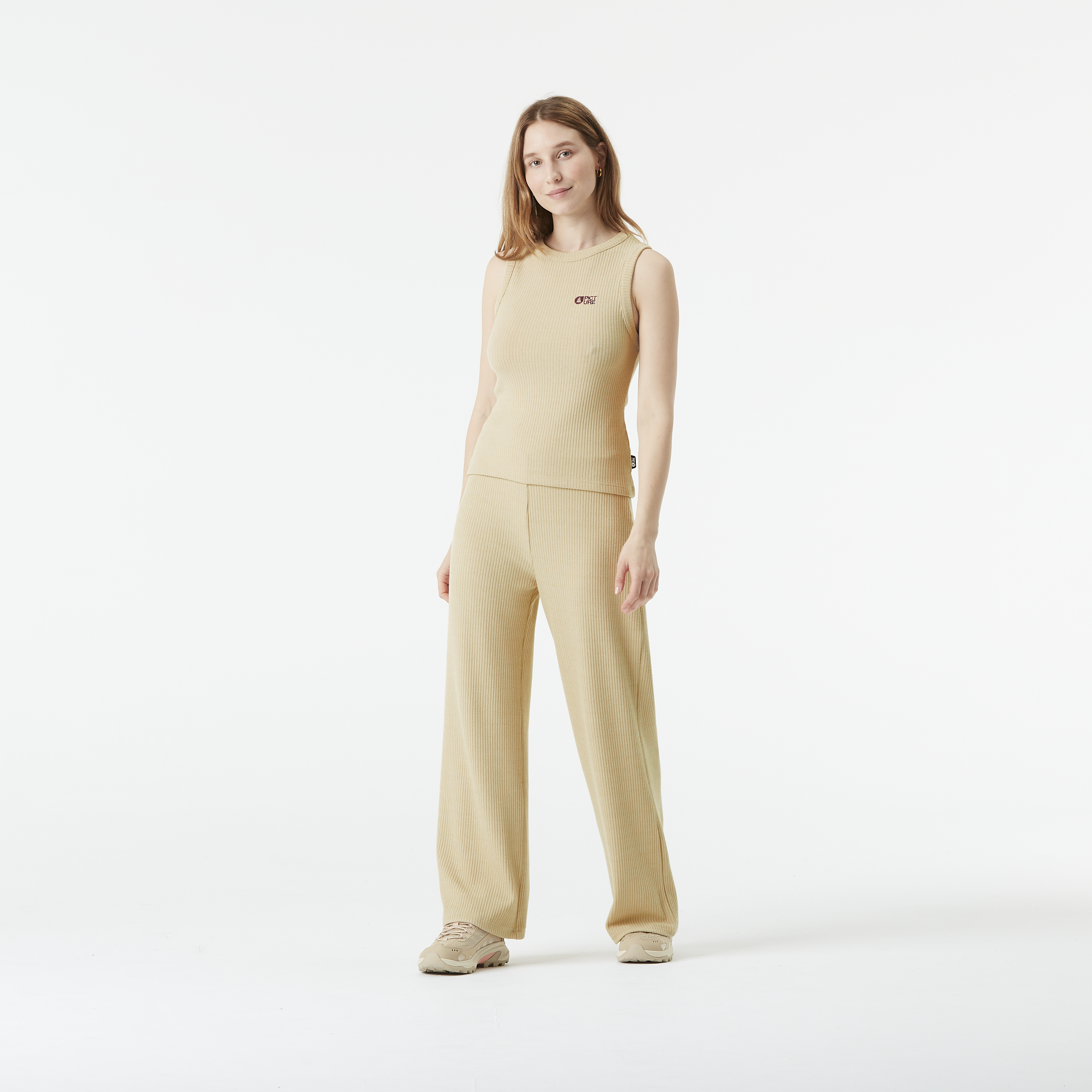 ZIAKY KNIT TANK Wood Ash