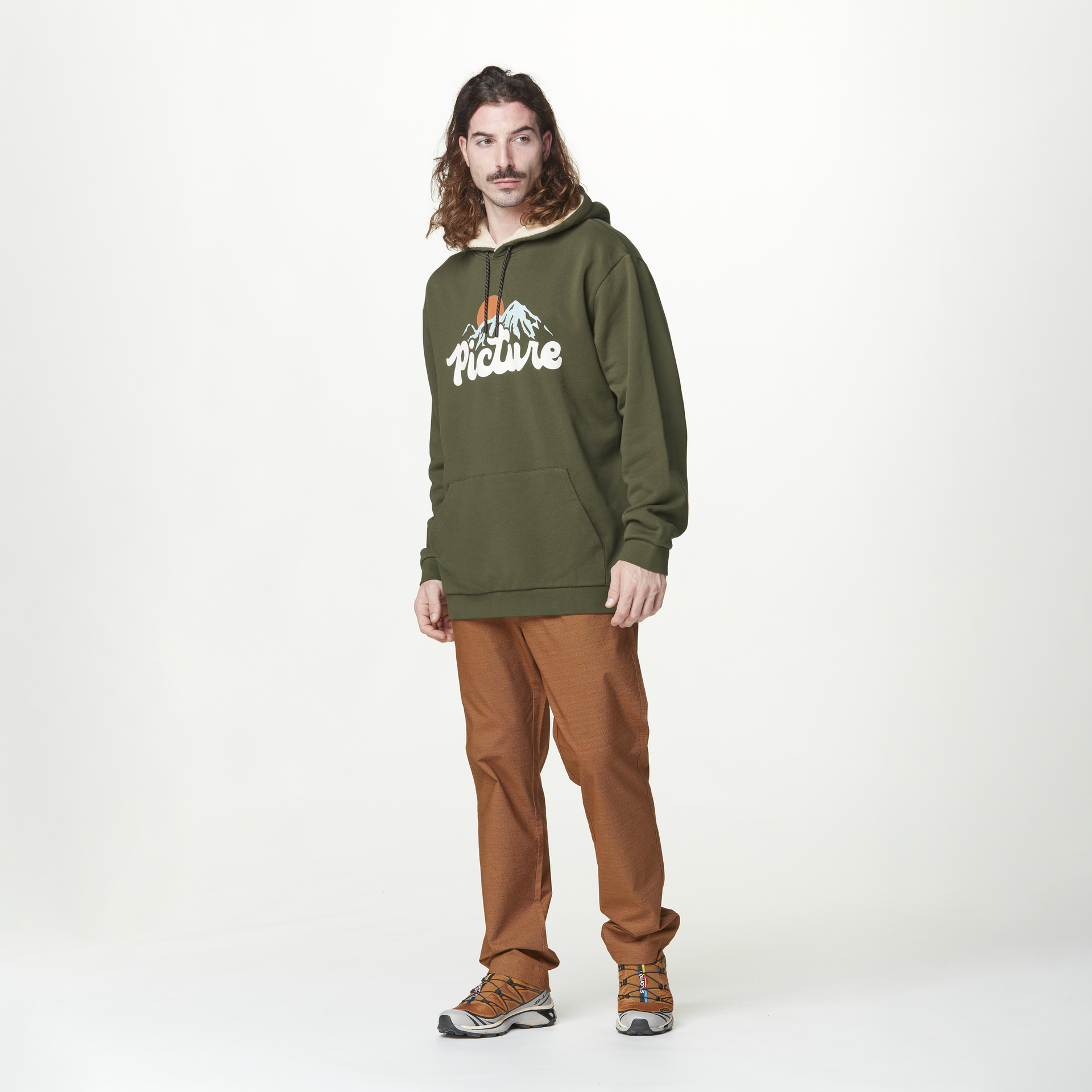 JULKA PLUSH HOODIE Tobacco